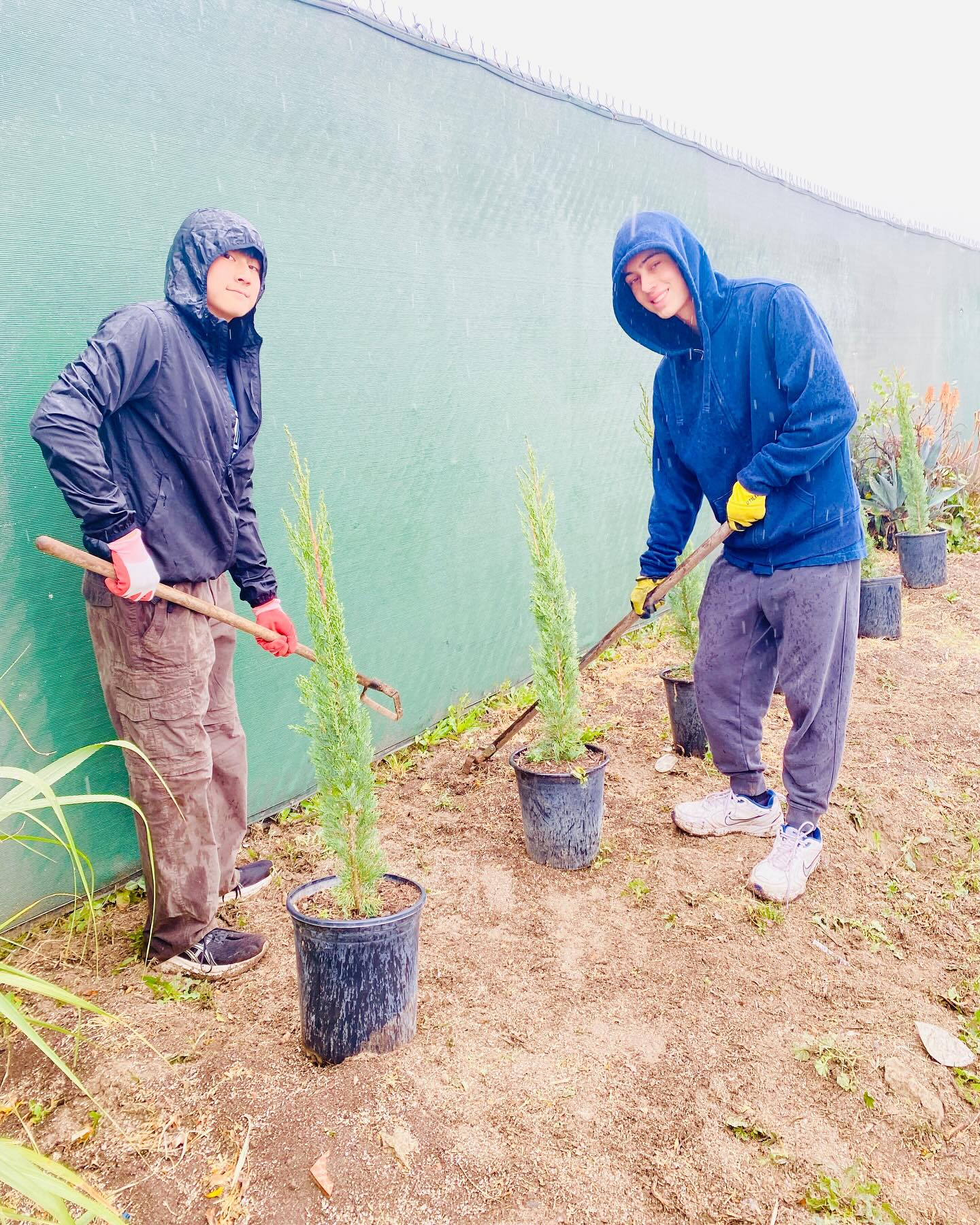 Love Fullerton city wide day of service was a rainy one but this determined group planted loads of trees for our partners at The Boys and Girls club. Thanks for serving in your city!
