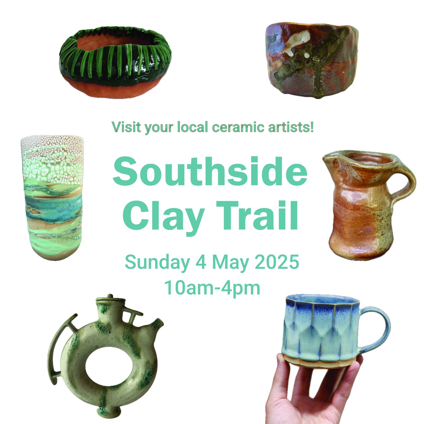 Looking forward to opening my studio as part of the Southside Clay Trail this Sunday from 10am to 4pm with several of my ceramic colleagues. Details can be found on our new website https://imoanalytics.wixsite.com/southsideclaytrail. Will provide more details this week.
I have been frantically making and firing vessels for this one as well as the opening of my Ocean Interrupted Exhibition at The Window Bayside @the_window_bayside in Sandringham the day before.
Collaborators:
@topopatu @thekilnroom @clarindaclayworkers @hatchling_studio @ange_glazes
#southsideclaytrail #baysidemelbourne #thingstodoinmelbourne #melbourneartstudio