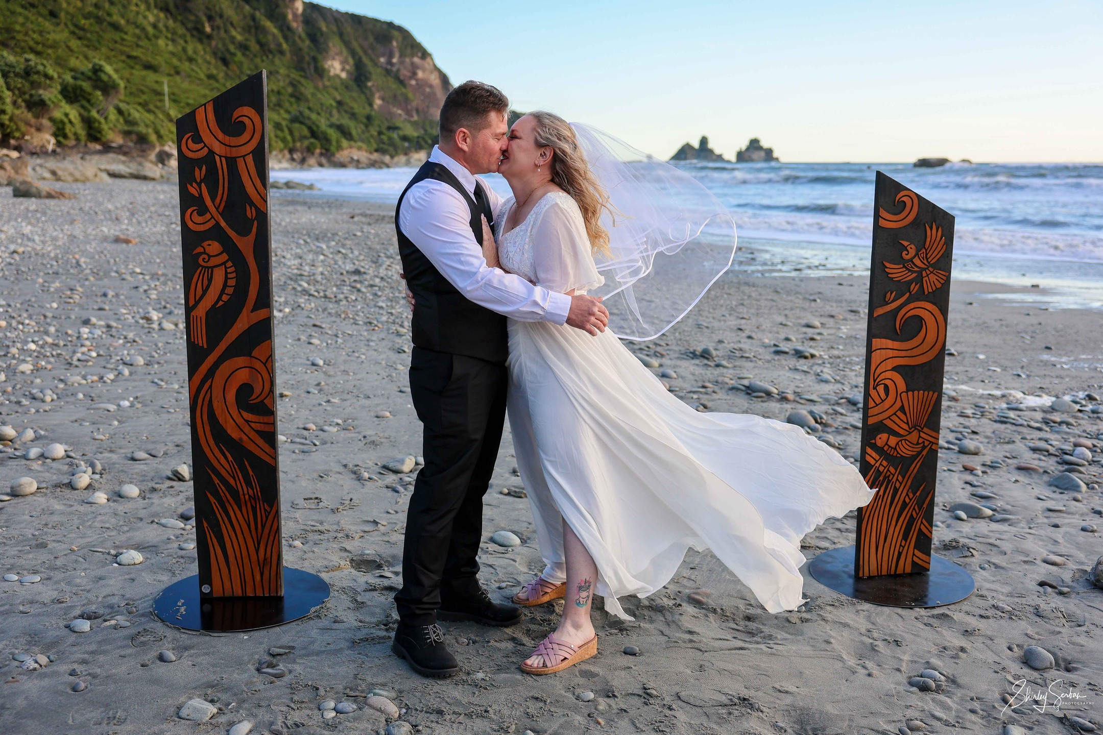 Our latest gorgeous Elope West Coast couple - Ash and Tony! Congratulations to you both! More photos through our site - see profile for link.