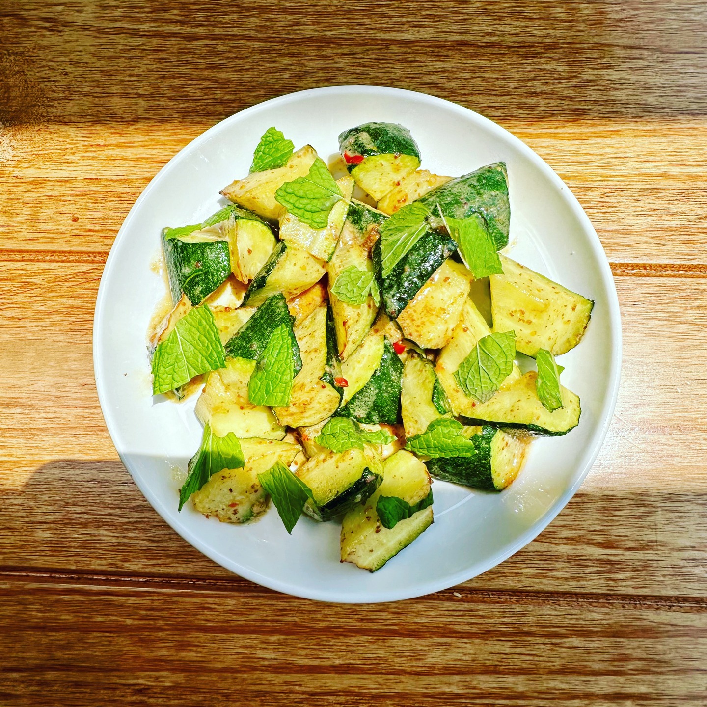 Come check out our special!! Blistered Zucchini w/ Chili, Mint & Tosazu