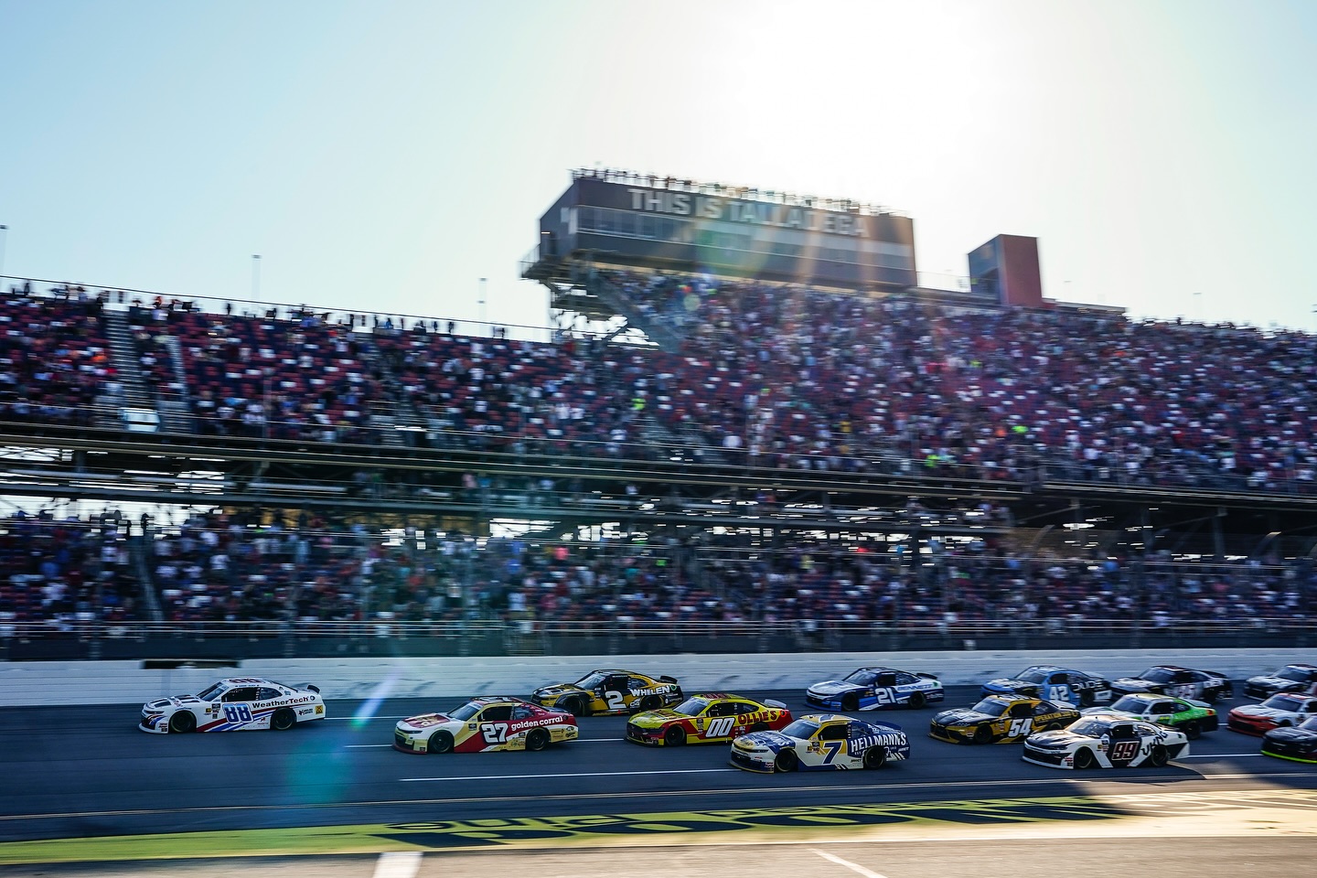 Led laps at Talladega and was leading at the white flag but unfortunately wrecked from the lead on the last lap. Grateful for the safety of our @weathertech @jrmotorsports car to walk away from that one. Ready for Texas next weekend!
