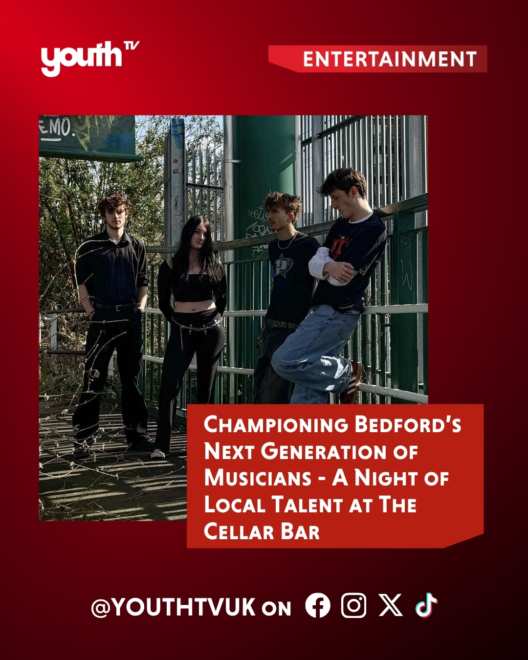 🎸 Bedford’s next generation of musicians is taking the stage! 🎤
Catch The Deities, Jimmy Judge, and The Switch live at The Cellar Bar on 6th May from 7:30pm – a night of electrifying performances and original sounds.
💥 FREE ENTRY – because music should bring people together!
🔥 Support local talent and experience the future of Bedford’s music scene.
📖 Read the full article – link in bio!
#BedfordMusic #LiveMusic #SupportLocalTalent #CellarBar #TheDeities #JimmyJudge #TheSwitch