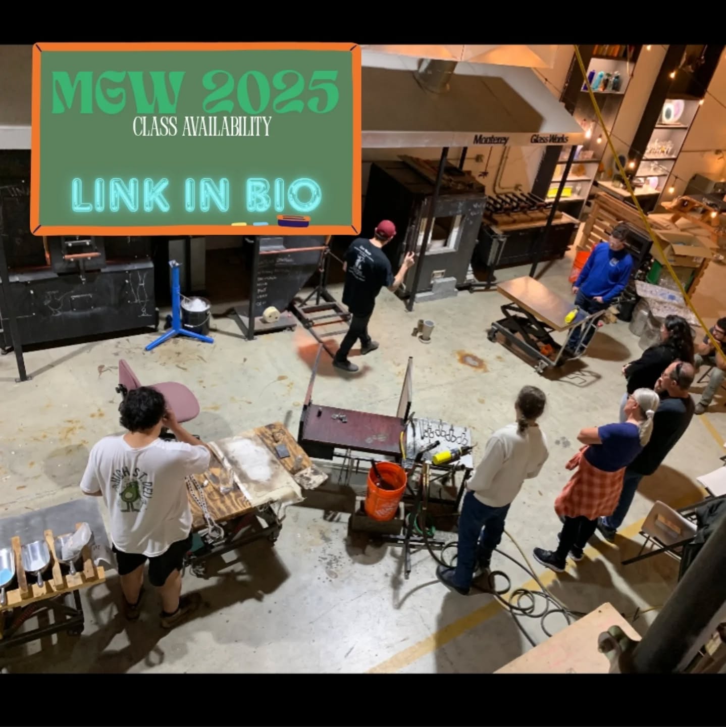 Are you ready to learn something? Enjoy team work? Don't know what to make but crave creating? Excited by fire? Need a new hobby or to revive an old one?
Sharpen your glass skills and maybe even learn a couple things about life and your little Monterey community through classes with us at MGW!
.
#linkinbio to sign up and view different upcoming or always available classes, workshops, and events. Only a few spots left in our June class, get there quick!
.
.
#glassblowing #furnace #team #formsandbasics #class #mpc #intro