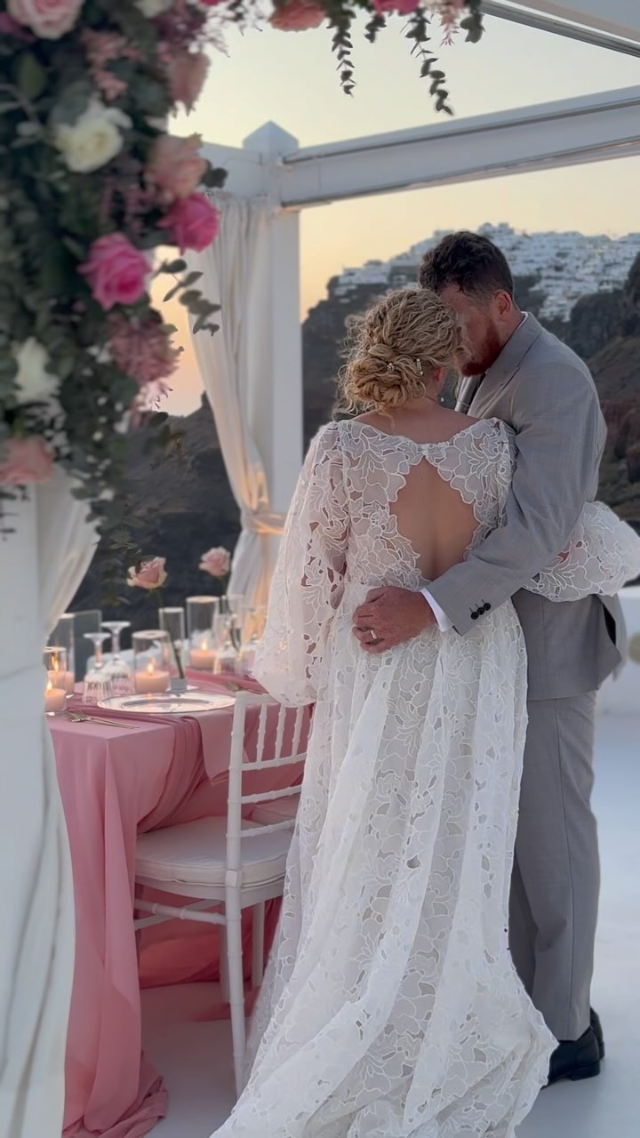 A fairy tale brought to life — against the breathtaking backdrop of the Santorini caldera.
Our bespoke elopement experience blends intimate romance with refined luxury, from the bride’s ethereal gown to soft rose pink touches that elevate every detail of the table design.
Crafted for couples who dream beyond the ordinary.
Let us create your storybook celebration — where elegance meets the extraordinary.
#santoriniwedding#europewedding#destinationsweddingplanners#greeceweddingplanner#luxuryweddings#santoriniweddingplanner#