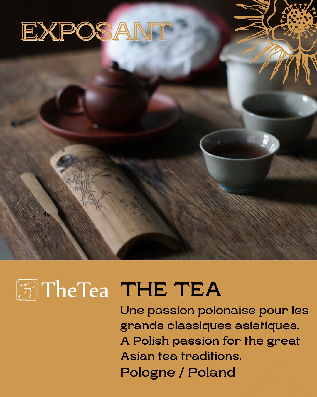 ✨ NOUVEL EXPOSANT – THETEA ✨
📍Pologne
Une passion polonaise pour les grands classiques asiatiques.
Fondée en 2015 par Milena Rosiak & Wojciech Wozniak, la maison TheTea est née d’un profond respect pour l’art asiatique de boire le thé, entre culture, méditation et poésie.
🍃 Depuis les années 2000, ce duo de passionnés a affiné son palais, goûté les meilleurs (et les moins bons) crus, et tissé des liens durables avec des producteurs et experts en Chine, à Taïwan et en Inde.
Leur mission : proposer des thés traditionnels, rares et de grande qualité, souvent produits en très petites quantités(moins de 20 kg par an), souvent introuvables même en Chine.
🌱 Camellia sinensis, rituel méditatif, savoir ancestral… Pour eux, le thé n’est pas une simple boisson : c’est une expérience sensorielle, un outil de concentration, un art de vivre.
Retrouvez TheTea au Paris Tea Festival
📍Dimanche 15 juin 2025
🏛️ Maison Internationale de Paris
🎟️ Billets en ligne dès maintenant → lien en bio
——
✨ NEW EXHIBITOR – THETEA ✨
📍Poland
A Polish passion for the great Asian tea traditions.
Founded in 2015 by Milena Rosiak & Wojciech Wozniak, TheTea grew out of a deep admiration for the Asian culture of tea drinking, where tea is not just a beverage — but a ritual, a meditation, and a way of life.
🍃 Since the early 2000s, this tea-loving duo has spent years tasting both extraordinary and ordinary teas, honing their palate, and building trusted relationships with tea growers and experts in China, Taiwan, and India.
🌱 Their mission: to offer traditional, small-batch, high-quality teas, often limited to less than 20 kg per year, and rarely found on the general market — even in China.
For TheTea, Camellia sinensis carries history, meaning, and a quiet power: it’s about focus, beauty, and timeless experience.
Meet TheTea at the Paris Tea Festival
📍Sunday 15 June 2025
🏛️ Maison Internationale de Paris
🎟️ Tickets available now → link in bio
——
#TheTeaPoland #TeaAndMeditation #RareTea #TeaCulture #ParisTeaFestival #ptfouiouioui🔥