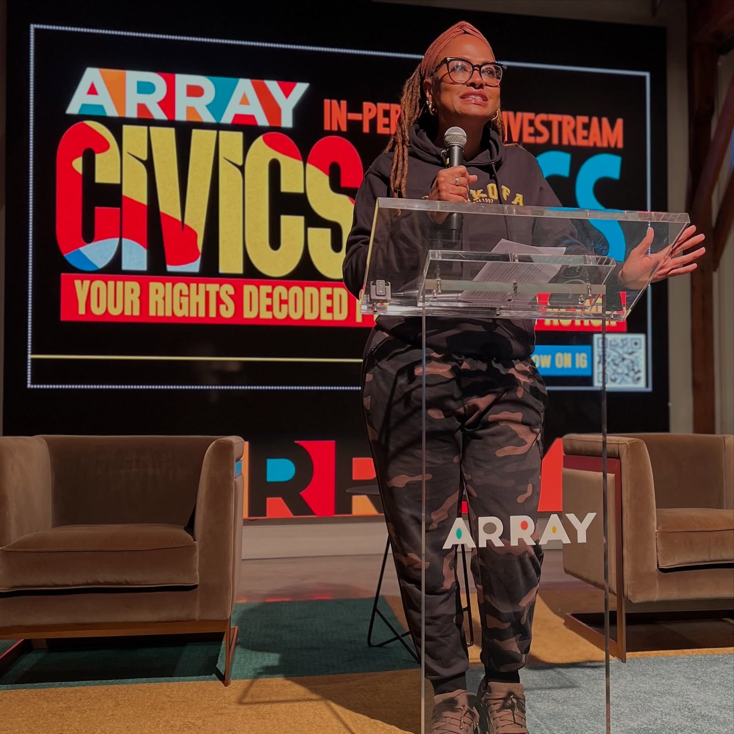 What an inspirational and educational event hosted by ARRAY in such a warm and welcoming environment. Looking forward to rewatching and circulating the recording.
It felt good to meet in person as a community… in Historic Filipino Town no less! 🇵🇭I felt lucky to get a literal front row seat to hear stories and receive information and ideas from extraordinary leaders. Tonight reaffirmed my belief that we all have the capacity to think and act creatively. I loved Reanne Estrada’s slide about making “civic participation less soul-suck and more conspiratorial joy.” That’s how we’re going to thrive, not just survive.
#bettertogether #learning #civics #ArrayCivicsClass #community #activism #creativity #imagination #designthinking #rights #civilrights #immigrationrights #peace #hope #love
https://arrayplay.com/events/array-civics-class/
@ava
@arraynow
@yasmin_cader
@aclu_nationwide
@aclu_socal
@immigorg
@pwcsc
@publicmatters
@lacountyarts