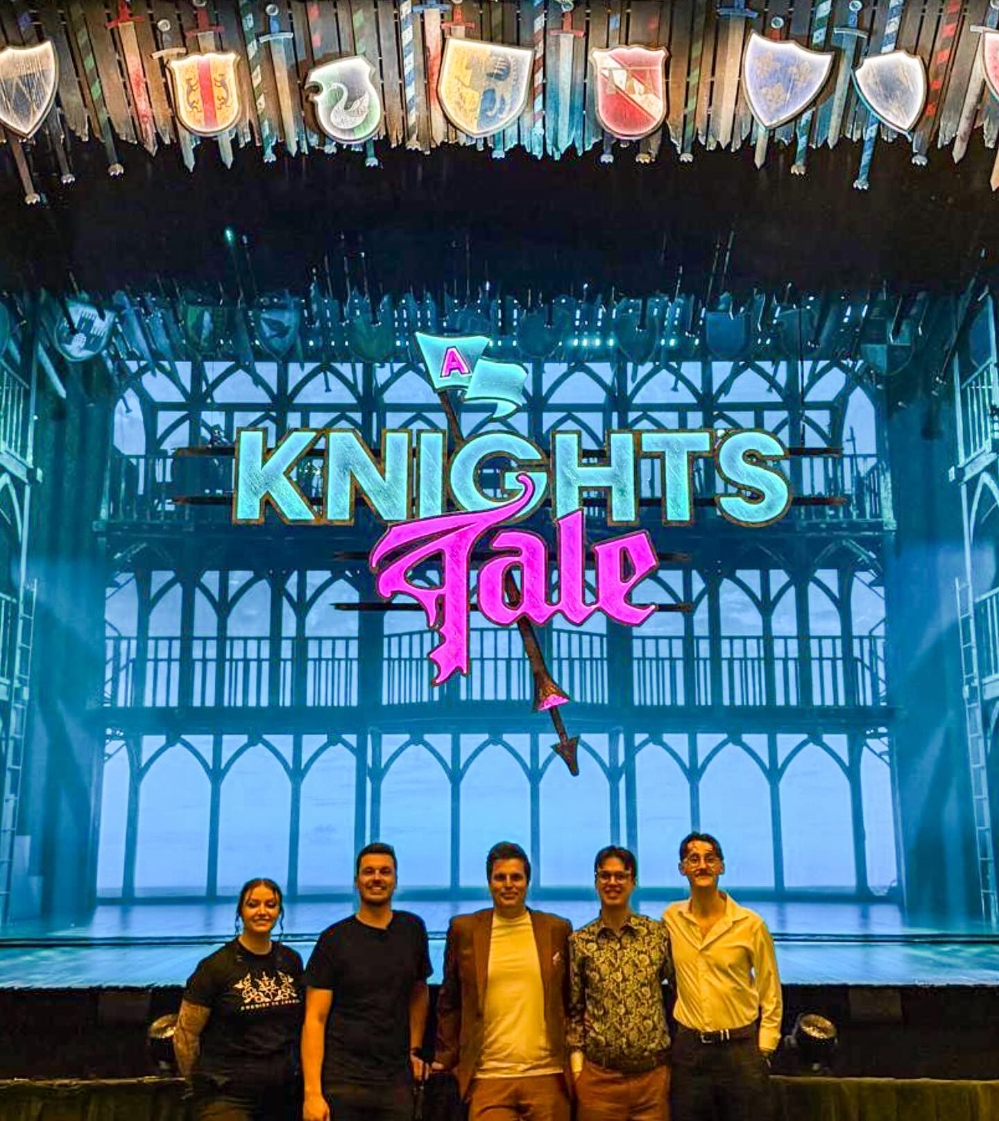 So proud of this team. They absolutely smashed it. @aknightstalemusical
In Photo -
Associate Designer - @ewanmunrosound
Sound 1 - @btsmith96
Sound 2 - @leah.silverton76
Sound 3 - @joeydingdong
Not in Photo -
Lead PE - Mike Paver / David Chin
Production Staff - @montyevans0 / John Grainger / Bob Burrows
Rental Shop - @orbitalsoundtheatre