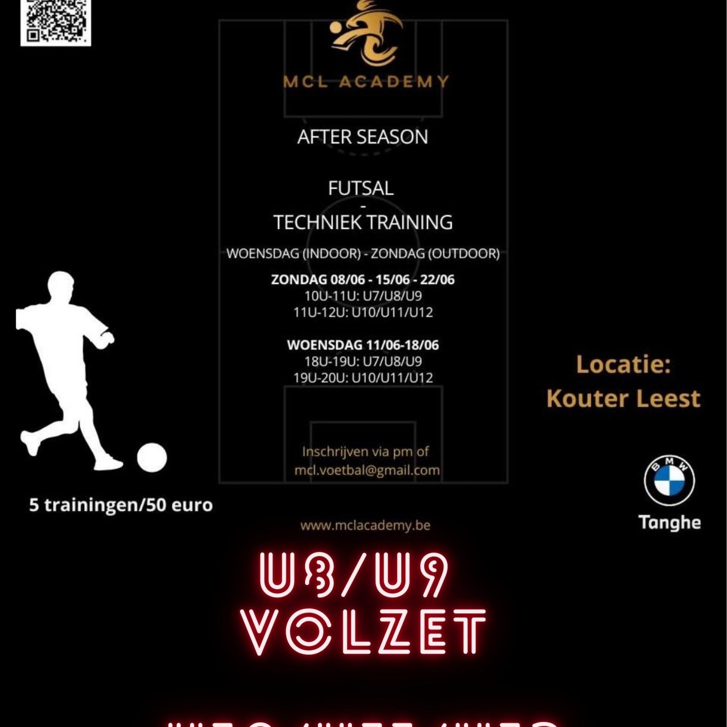 Laatste 3 plaatsen beschikbaar!