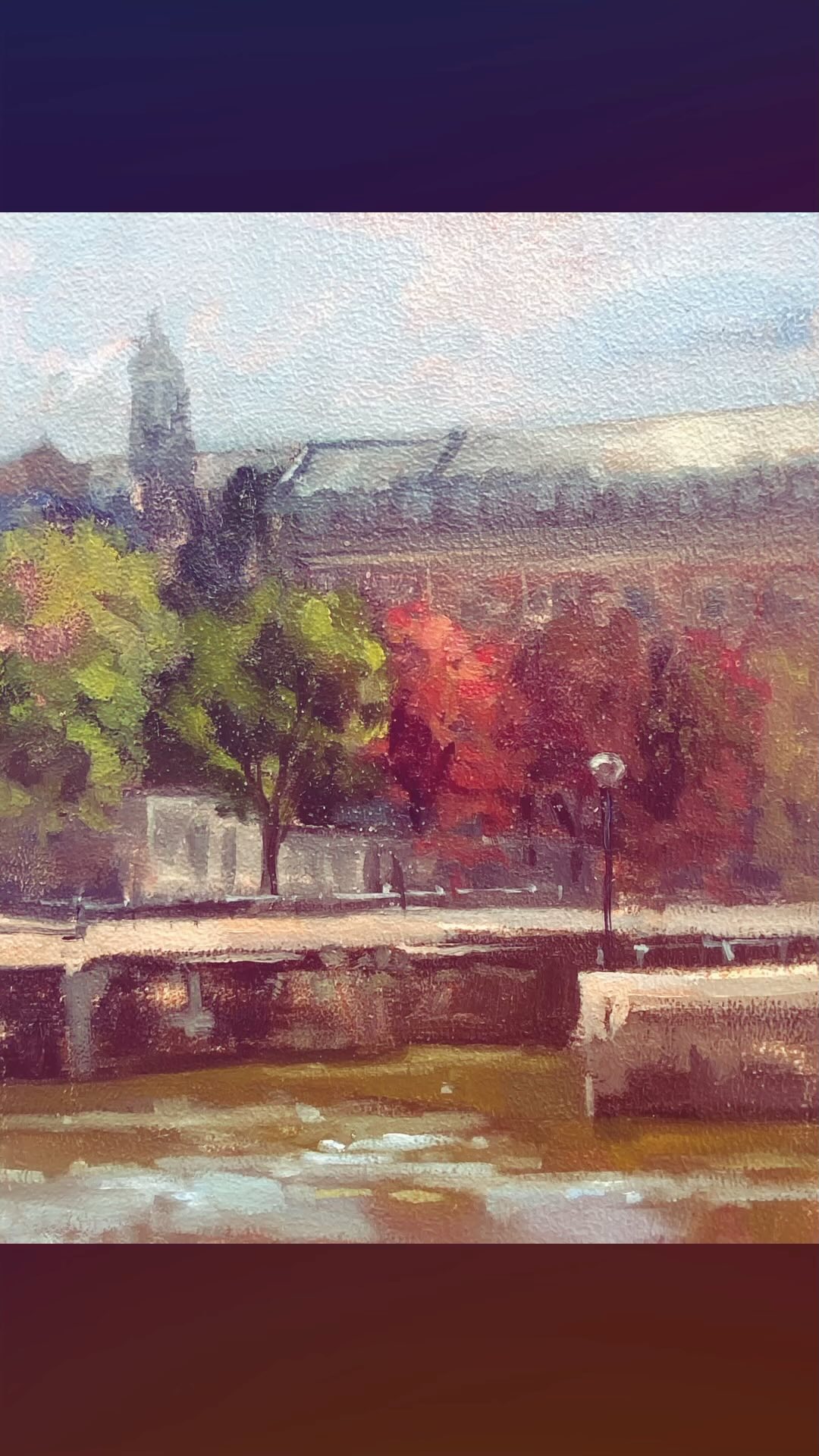 I spent a Brilliant day at Bristol Harbourside at a @jacksons_art paint out organised by @takahashipaintings …..it was hot, and very busy , and the choice of subject matter was quite overwhelming!! I stopped faffing after an hour and just painted where I was.
I wasn’t sure I liked the morning painting done into the sun, but it’s growing on me. Not sure what the building with the little turret is- can anyone local help ( I was painting from the carpark at the @muddock )
I had a quick go at the cliftonwood terrace from just by the SS Great Britain- v much #WIP
I highly recommend the @jacksons_art paintout- v relaxed, nice to chat / see work from others in a wide variety of medi-a- nice to go with friends @bloomz.art , @sarah.jemmett , and meet new….. I will be back
#contrejour #paintout #mshed #ssgreatbritain #bristolharbour #spikeisland