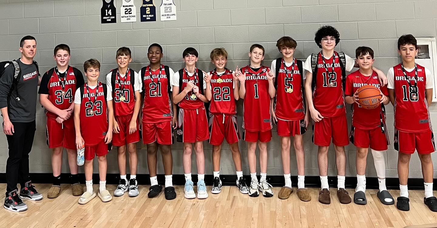 🥇CONGRATS to the #BRIGADE2031 team… MSYS Full Court Press CHAMPS (4-0) in the 6th Division!
#theBRIGADEway🔴⚫️