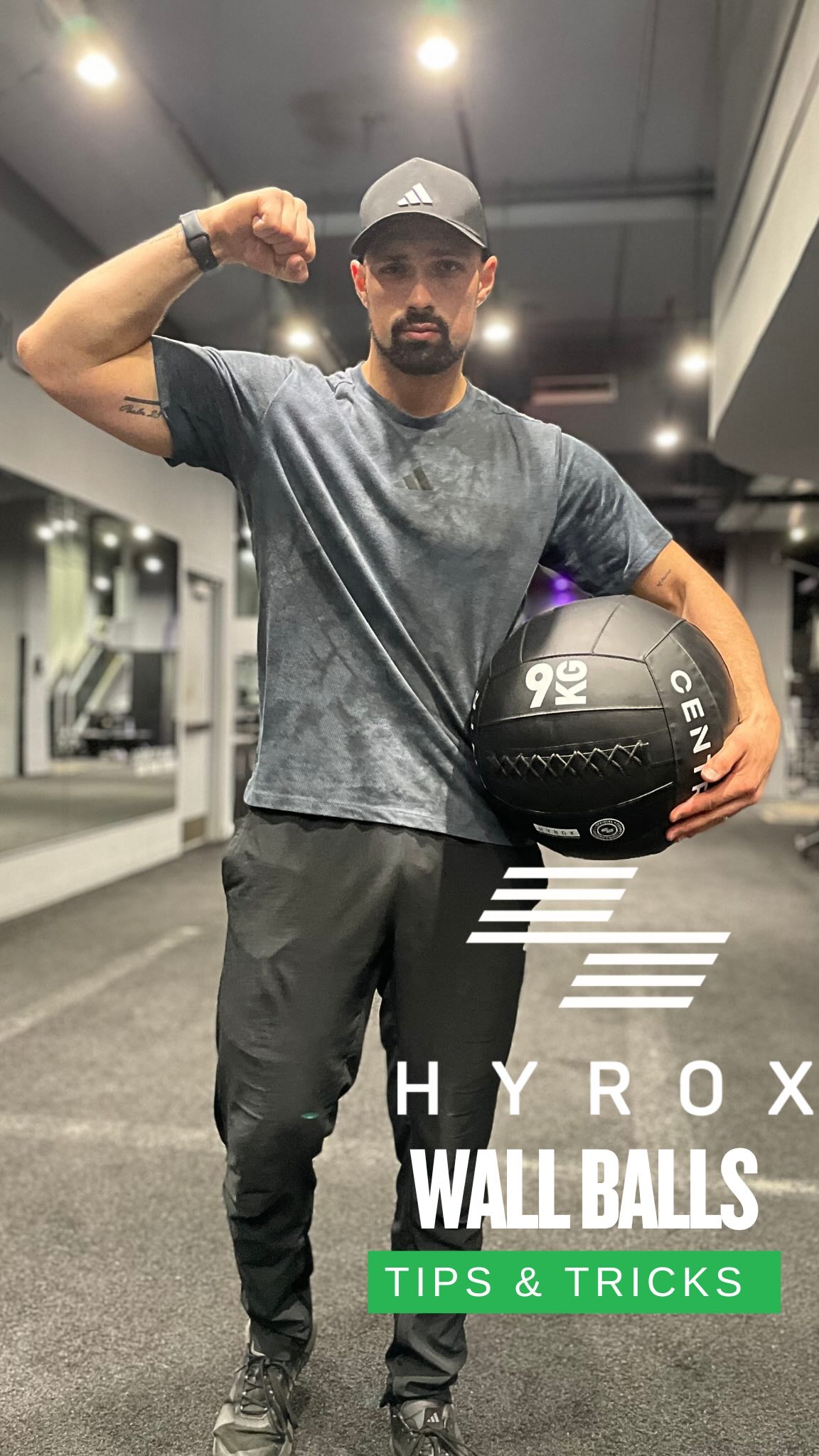 When it comes to competition, everything counts! Finding a pace strategy is one thing, but the small things can make a huge difference.
By the end of a Hyrox competition, you’re at an extreme level of fatigue, sweating like crazy, then have to complete 100 walls to then cross the finish line. With that said, the medicine ball can be hard to handle.
Before you start your wall balls, try to see where most of the weight sits within the ball. An easy way to do this is to let the ball fall to the ground to see how it lands and where the weight shifts. From there try to keep that ball from doing too much rotation in the air.
Give it a try and let me know how it works for you 🫵🏽😈
#Hyrox #hyroxtraining🏃🏻♂️ #fitnesstips #wallballs #centrfit #tonehouse #unleashyourinnerathlete