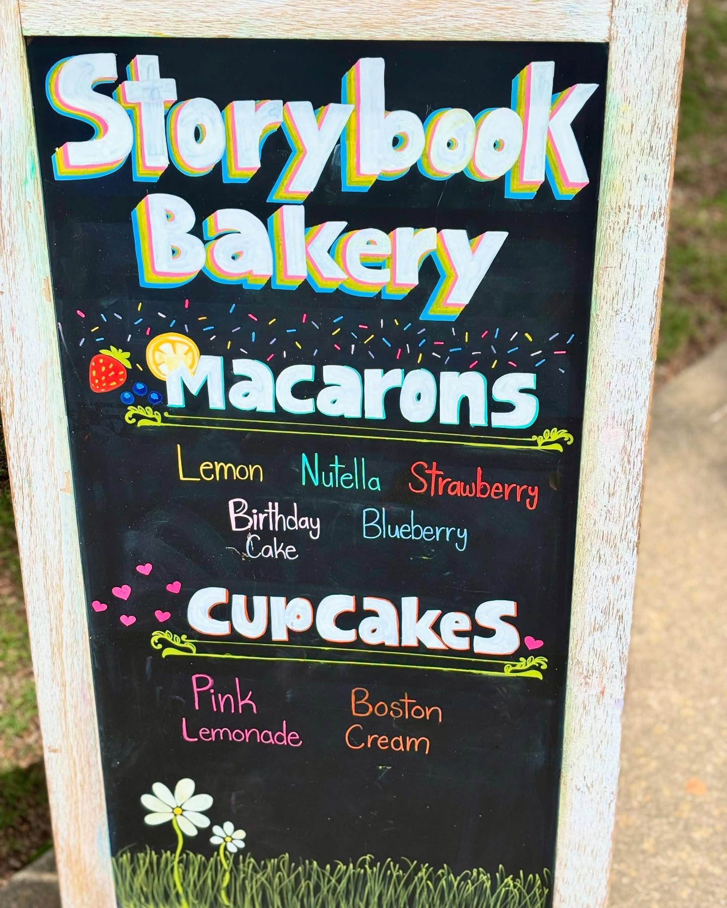 @lakearrowheadga Come on up to Great Festival Park for a fun day at the Farmers Market! We’re here from 2-5pm with macarons and cupcakes for a sweet treat you can enjoy while walking around the market and enjoying the nice weather! 🌤️💕 #storybookbakery #macarons #macaronsofinstagram #cupcakes #cupcakesofinstagram #spring #lakearrowheadga #lakearrowheadfarmersmarket #smallbusiness #dessert