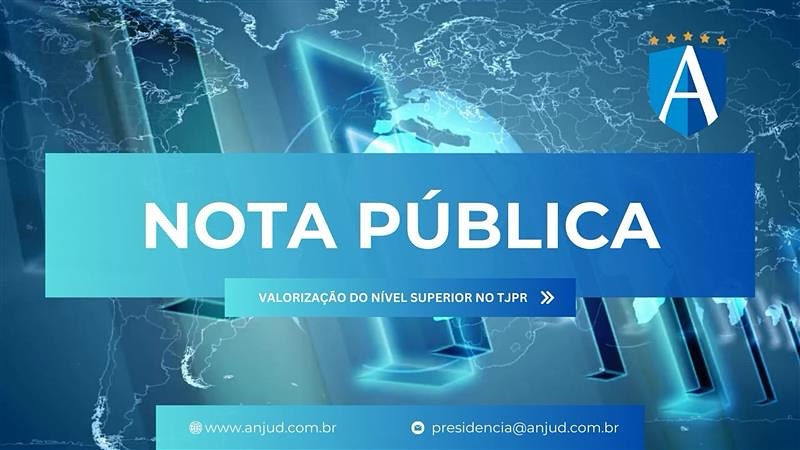 ANJUD emite nota pública sobre recente decisão da presidência do TJPR sobre a isonomia do nível intermediário e posiciona a questão da necessária valorização dos servidores de nível superior como Analistas Judiciários, Psicólogos e Assistentes Sociais. Acesse www.anjud.com.vr