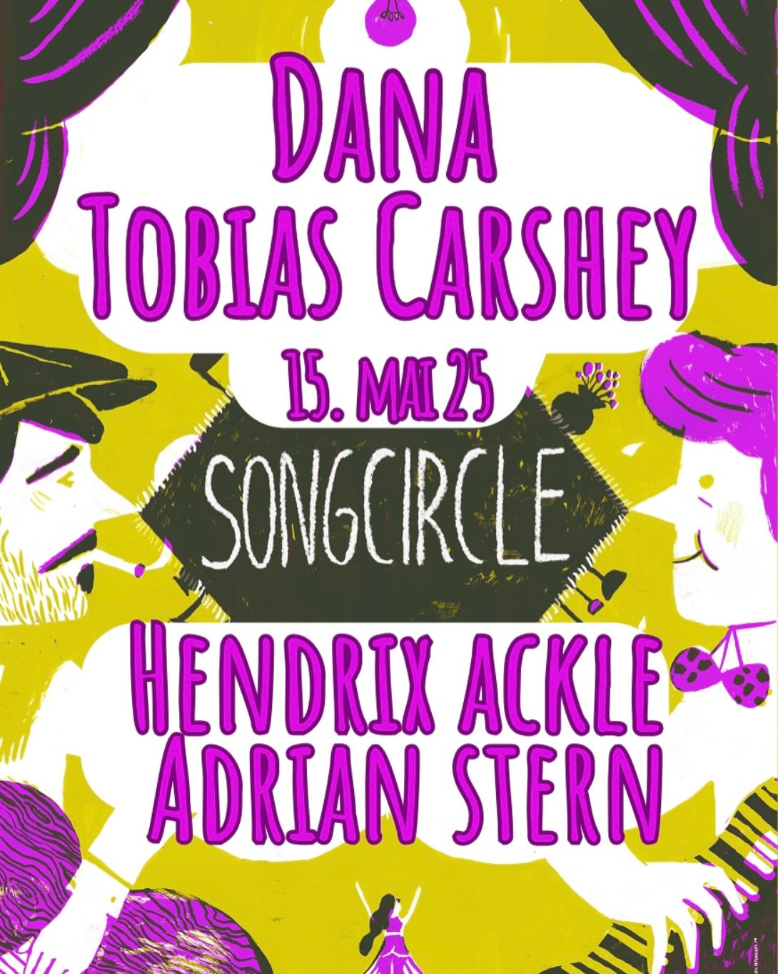 Unser nächster Songcircle findet am Donnerstag, 15. Mai in der Stanzerei Baden statt! Ja, korrekt, und aufgepasst, ausnahmsweise nicht an einem Mittwoch😉!
Die Sitzplätze sind bereits ausverkauft, aber es gibt noch Stehplätze🎉!
Wir freuen uns schon riesig auf den Abend und unsere beiden Gäste: @danamusic.ch @tobias_carshey und sind gespannt, welche Songs und Geschichten sie mitbringen werden.
@stanzereibaden @hendrixackle @adriansternmusic #songcircle #einzigartig #einmalig