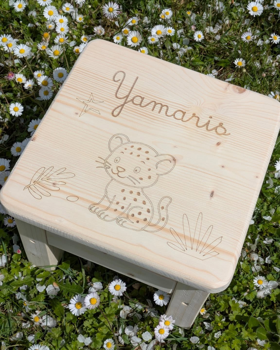 Bienvenue jolie Yamaris !
Un thème totalement personnalisé avec un clin d'oeil à la maman et au papa.
Yamaris pourra profiter longtemps de son tabouret
Merci à toute l'équipe de nous avoir fait confiance 😚
#personnalisation #madeinfrance #madeinmayenne #tabouret #gravure #laser #yamaris #leopard #baby #naissance #cadeaunaissancepersonnalisé