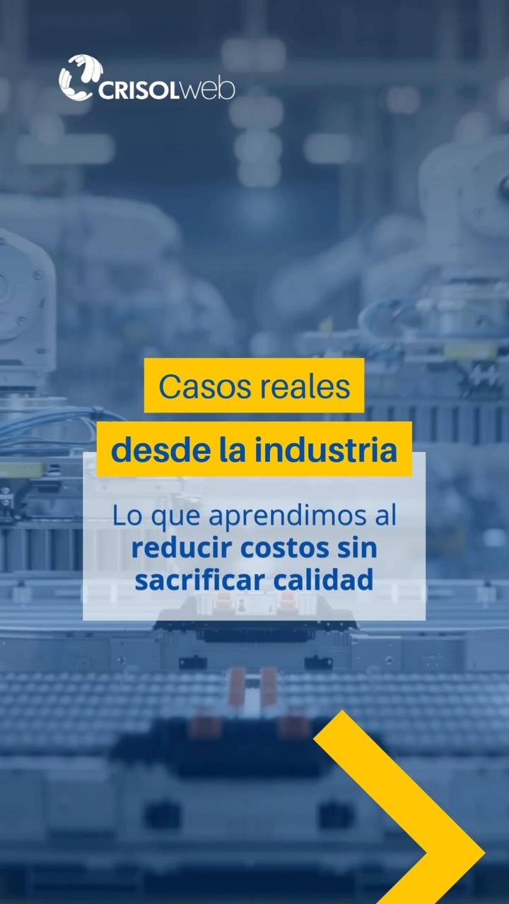 Dos empresas que lograron un antes y un después al tomar el control de sus procesos productivos.
No fue magia, fue trazabilidad y datos en tiempo real.
¿Tú también estás perdiendo rentabilidad por no tener control en planta?
#ControlDeProduccion #Manufactura #CrisolWeb #EficienciaOperativa