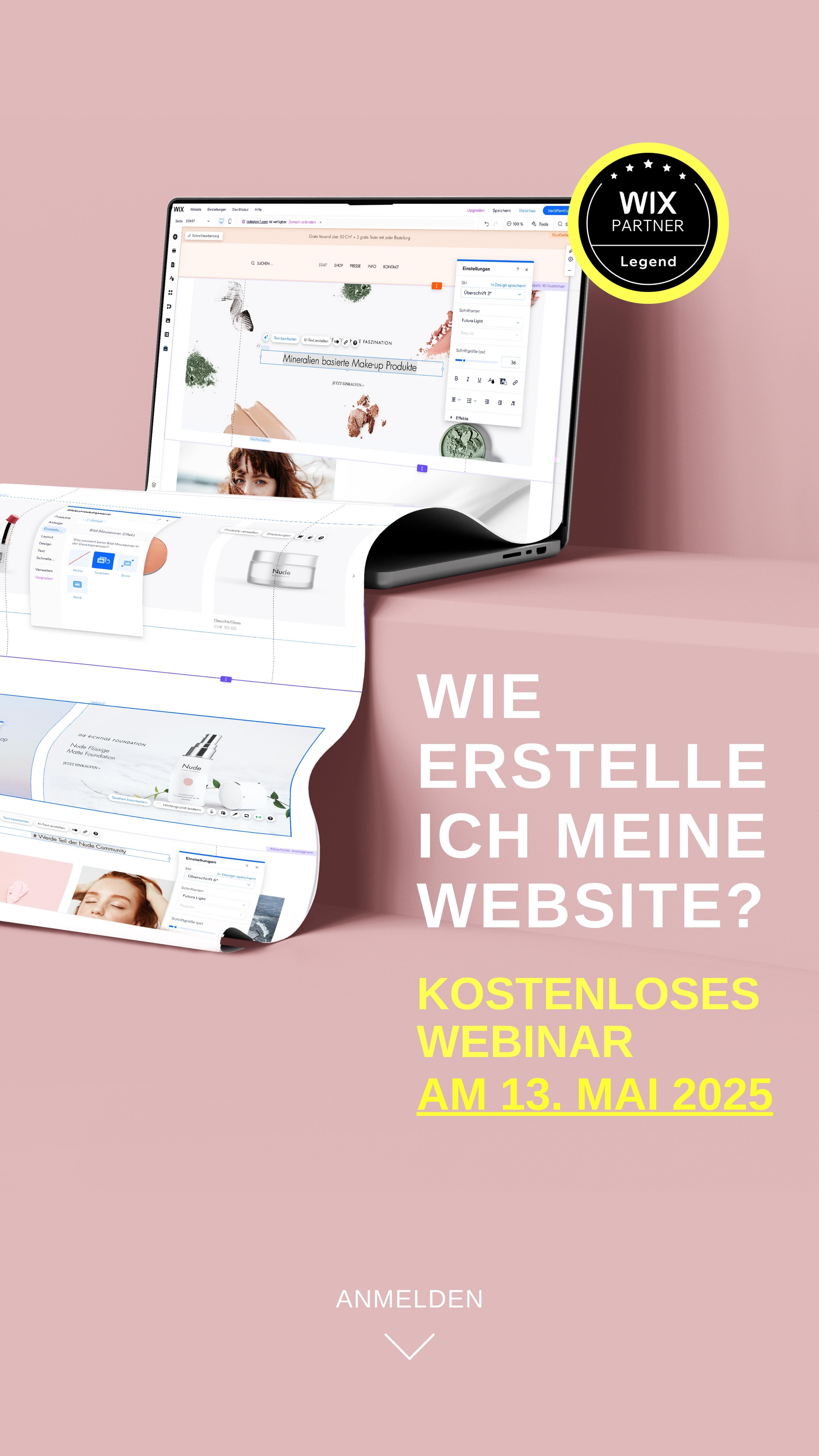 🔥Kommentiere mit START und ich schicke dir deinen Anmeldelink direkt per DM! 💌
#webdesignliebe #designagentur #brandinglove #webdesign #wix #swissstartups #webdesignschweiz #zürich #femalebusiness #kosmetikstudio #schweiztourismus