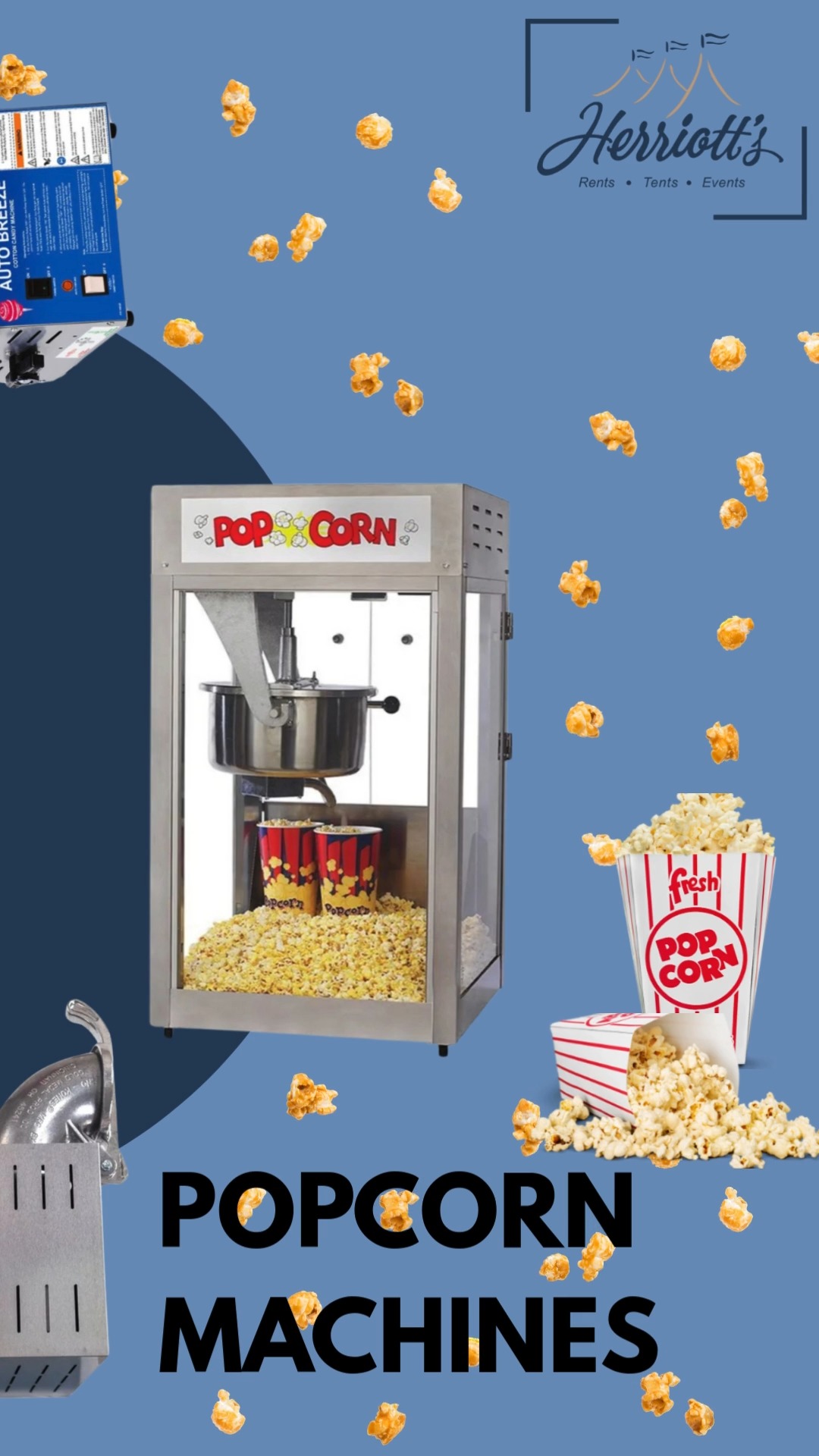 Did you know we also rent concessions?🍿Perfect for birthday parties, graduation parties, block parties, and more! Call now to rent for your next event!