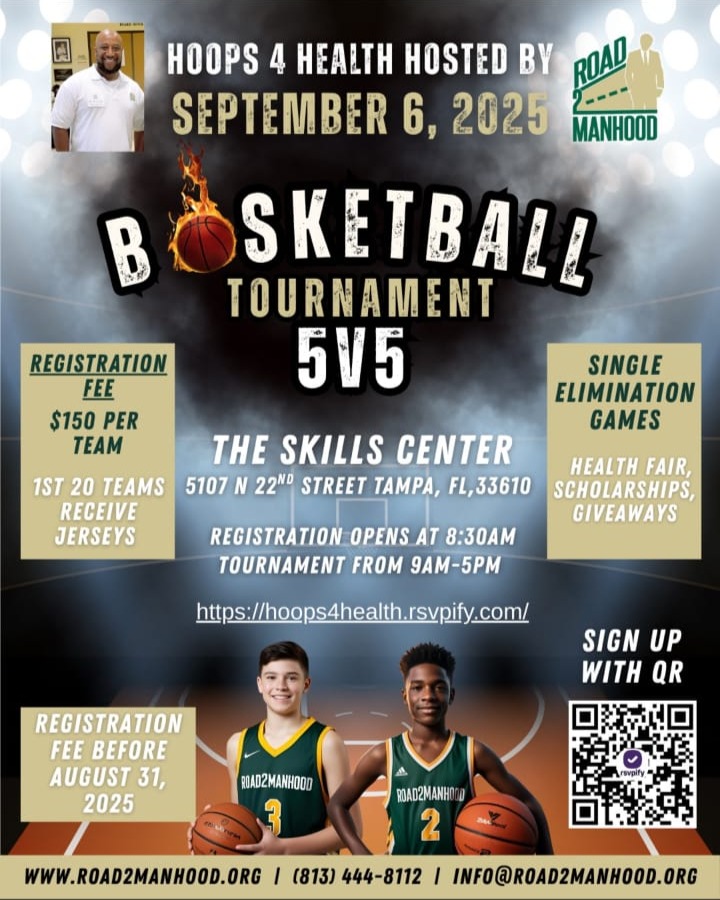 ๐ฅ๐ HOOP FOR HEALTH 2025 โ LETโS MAKE SOME NOISE! ๐ฅ๐
๐จ TAMPA, ITโS TIME TO SHOW UP! ๐จ
Weโre calling on the entire community to rally behind our youth at the HOOP FOR HEALTH Scholarship Basketball Tournament! September 6, 2025, at The Skills Center Tampa (5107 N 22nd St) from 9 AM - 5 PM! 8:30am Registration
๐ฐ Scholarship Opportunities
๐ช FREE Health Assessments
๐ Basketball Scouts in the Building!
This is BIGGER than basketballโitโs about opportunity, health, and the future of our young athletes! Whether youโre a hooper, parent, coach, or supporter, we need YOU to spread the word!
๐ข SHARE THIS POST! TAG A PLAYER! REGISTER NOW!
๐ Go to https://hoops4health.rsvpify.com/ and sign up today!