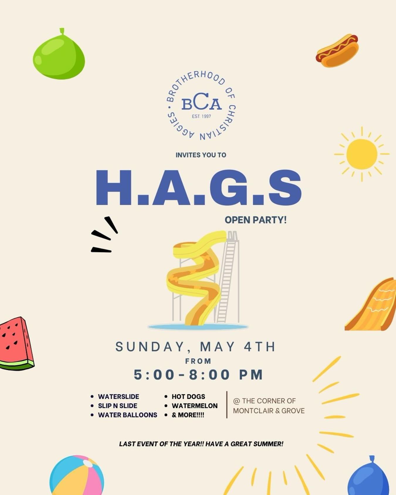 HAGS 2025 is here!! Show out and have a great summer!