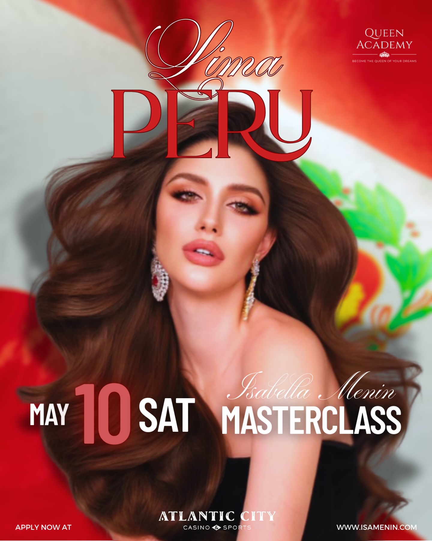Peru, I’m back, and I couldn’t be more excited! This country holds a special place in my heart, full of unforgettable memories, beautiful energy, and incredible power. A true powerhouse of queens! 🇵🇪 I’m so grateful for the opportunity to bring something special: the Queen Academy Masterclass. 👑
From stage presence and runway confidence to public speaking and personal branding, you’ll gain the exact skills that set true queens apart. Whether you’re preparing to compete or stepping into your next big chapter, this masterclass will help you own the crown before you even wear it. You’ll leave with real tools, insider insights, and a certificate signed by me, Isabella Menin.
Spots are limited, register now at Isamenin.com (link in bio) to secure yours. Let’s rise together and celebrate a community we truly love, Peru! 🌟
Thank you @elbrillofeliz for welcoming me and the Academy, it’s going to be an unforgettable one! ❤️