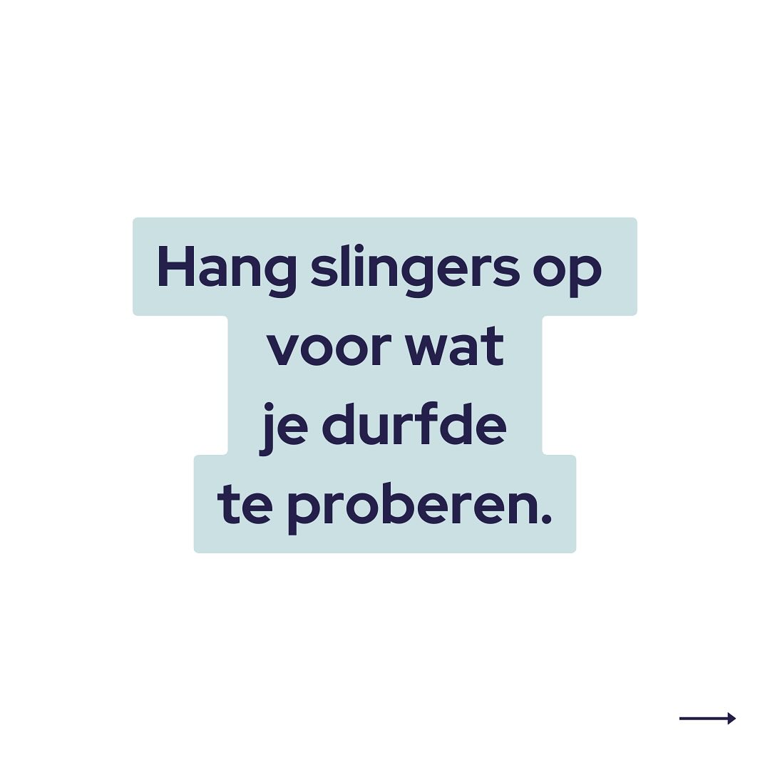Hang die slingers echt op!
#dromen #doelen #minderstress #stress #plannen #falen #stresscoach #planner