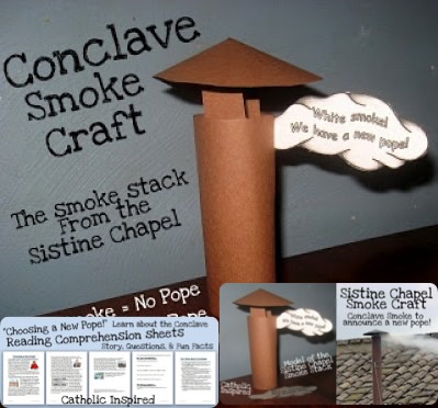 With the passing Pope Francis (May God grant peace to his soul.) I thought I’d repost this blog post from 2013. It’s a reading comprehension page and a smoke-stack craft to help kids learn what is happening during this upcoming Conclave. These are free downloads for you to use at school or at home.
https://www.catholicinspired.com/post/learning-about-the-election-of-a-new-pope-reading-comprehension-smoke-craft
