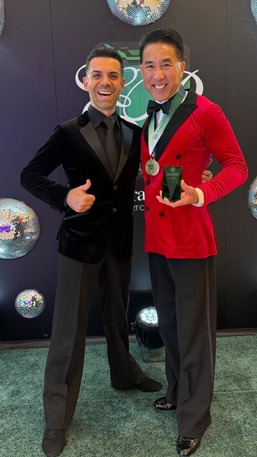 Congratulations Anthony and Sergio for the fabulous dancing and results at @emeraldballdancesport 2025!!
1st - A Gentlemenās Bronze Rhythm
2nd - B Gentlemenās Bronze Rhythm
3rd - S1 Bronze Rhythm Scholarship
1st - A Gentlemenās Smooth Bronze
3rd - B Gentlemenās Smooth Bronze
3rd - 6 Dance Bronze/Silver Challenge
We are proud of your hard work and discipline!!
#centurydancesport #ballroomdance #dancelife #americansmooth #americanrhythm #proamdance
#danceisdance