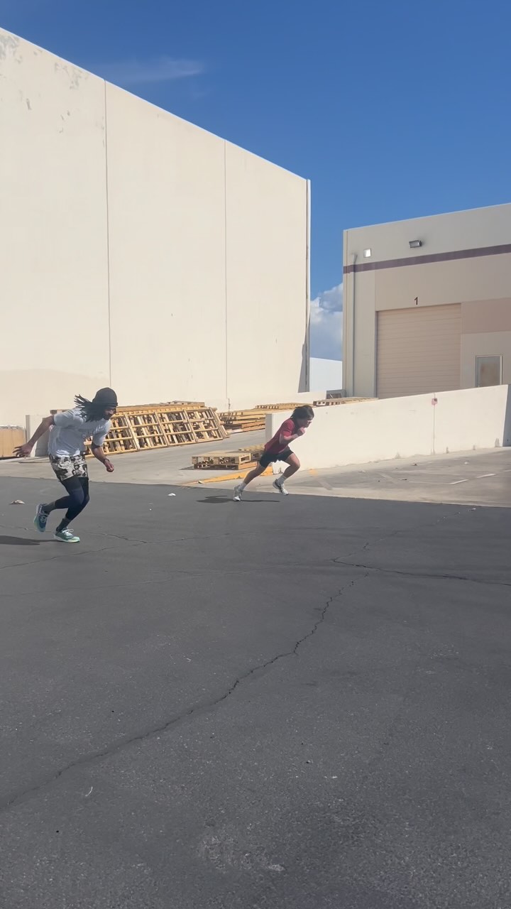 Tony and Caleb climbing to the next level