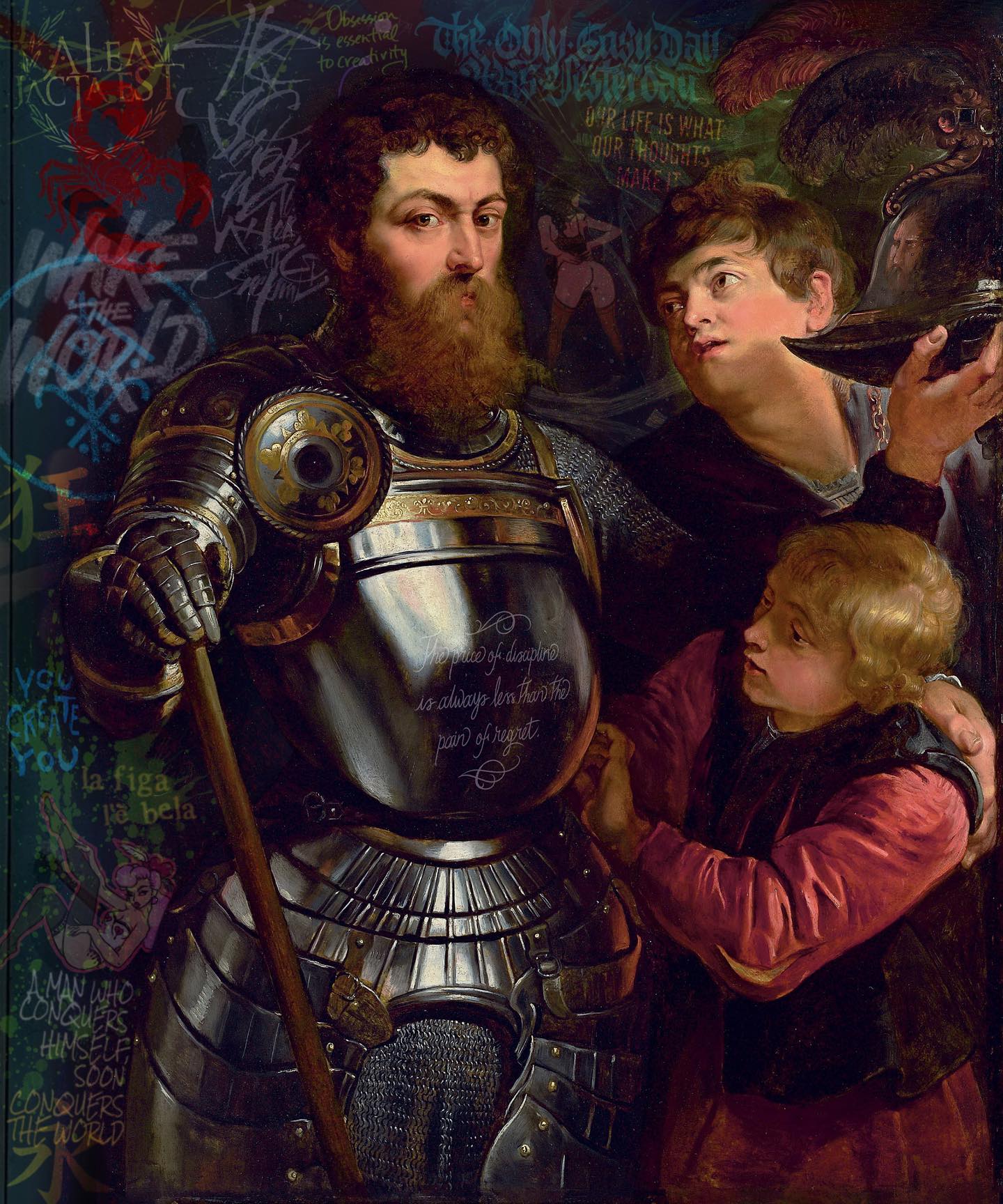 ALEA IACTA EST - ©Marco Battaglini #artpopclassic #amorvincitomnia #popart #battaglini #graffiti #painting #oiloncanvas #oilpainting #masterpiece #art #inspiration #arte #streetart #tattoo #streetstyle #artoftheday #instaart #instaartist #graffitiart #artexhibit #contemporaryart #artsy #love #freedom #imagination #revolution #inspire #amore