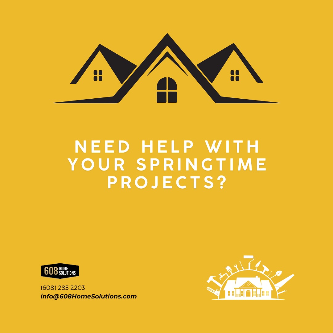Spring’s here, and it’s warming up! Need a hand with a project? Give us a call!