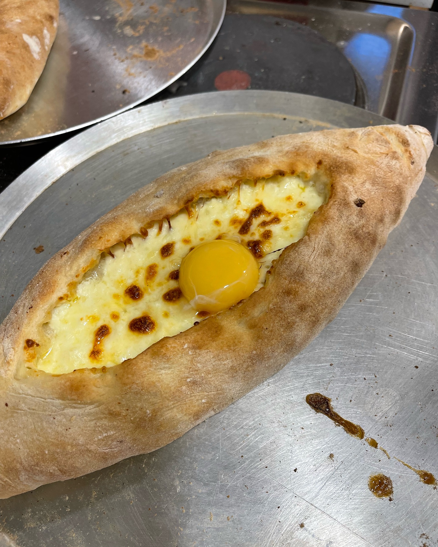 Some of the khachapuri our guests made at our April Masterclass! 🧀 Can you spot yours?
Our next masterclass will be held in June - keep an eye on our page for ticket and date release!