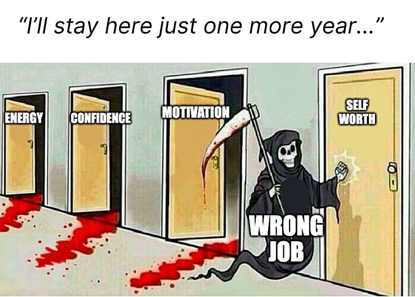You see, every soul comes into this life with a purpose, a path, a unique light to shine. When we align with that divine calling, we feel energized, inspired, guided. But when we drift away from that path—when we ignore the whispers of our soul for too long—we begin to dim. Not all at once, but slowly.
Energy fades. Confidence cracks. Motivation dries up. And eventually… we begin to forget who we are. We lose touch with our divine identity—our self-worth.
Staying in a space that is misaligned with your truth is a form of soul-neglect. It’s like planting a seed in dry soil and hoping it will bloom. That job that once gave you stability or purpose may now be the very thing blocking your growth. And when we say, “Just one more year,” we’re not trusting in divine timing—we’re often operating from fear, from doubt, from the belief that we are not worthy or ready for more.
But here’s the truth: your soul knows. And the longer you delay the calling, the louder the discomfort becomes—not as punishment, but as a wake-up call.
Death of joy, passion, purpose—the sacred spark that connects you to the divine. And spirit doesn’t want your light to go out.
So if you’re in a place that drains you, ask yourself: Is staying in this space honoring my soul? Or is it slowly silencing it?
Because sometimes, “one more year” becomes a lifetime of regrets.
You are not here to just survive. You are here to shine. Honor your spirit.