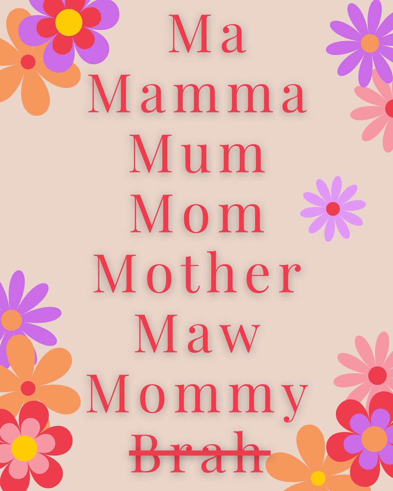 What ever you call her……just make sure you call her on her day! And maybe send her something special. Comment below: What do you call your mom? #WhatDoYouCallHer #MommyApproved #BrownSugarCaramels #MothersDayGifts #SupportSmallBusiness #GiftsThatDelight #HandcraftedDecadence