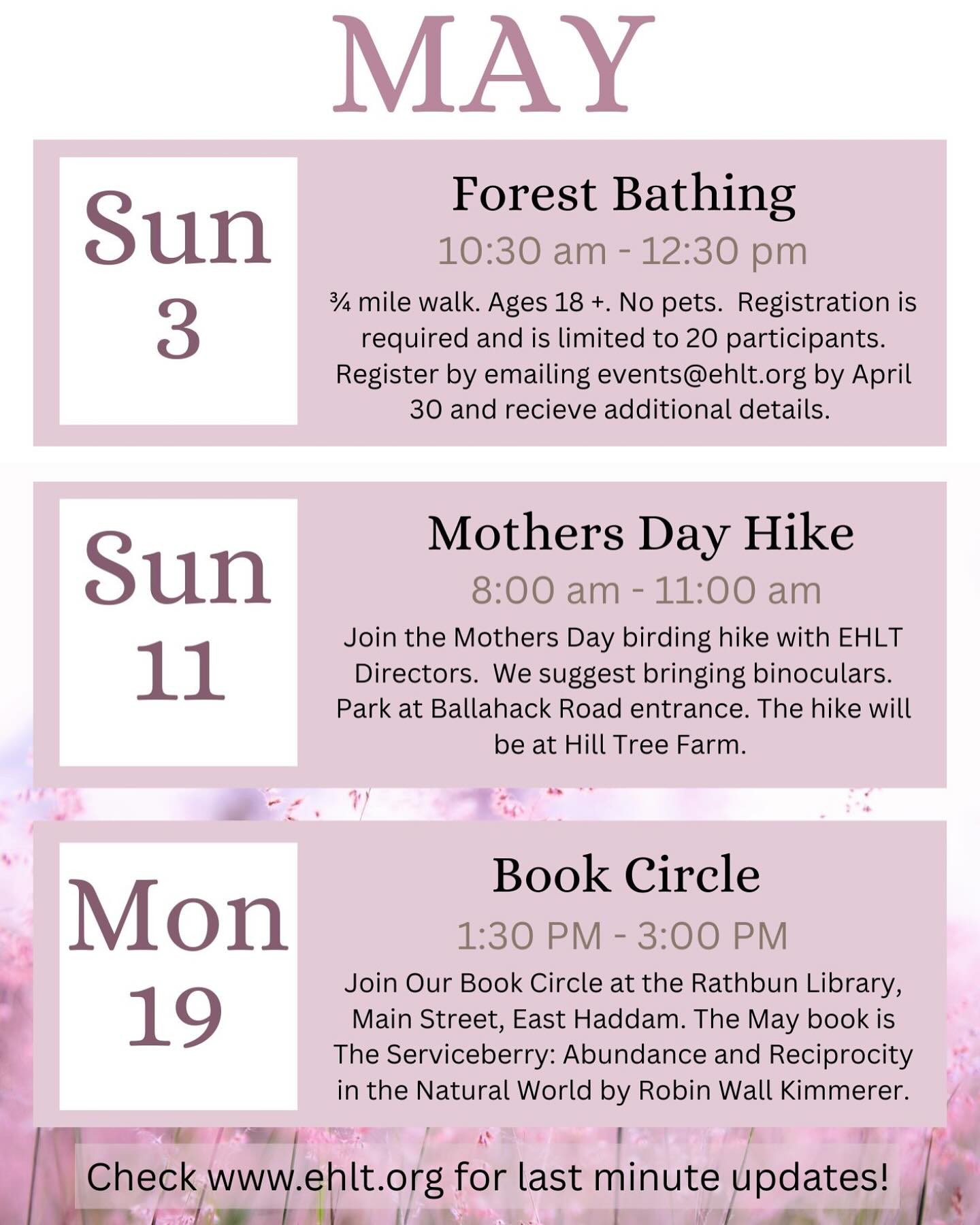 May events!