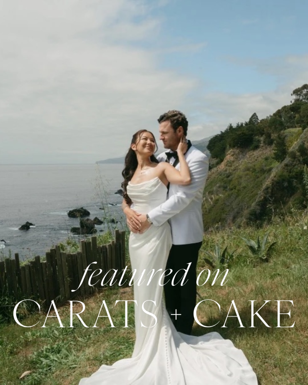 so honored to be featured in @caratsandcake !!
•
•
Mariko and Kevin’s Big Sur wedding was everything and more 🤍🤍
Venue: @windandsea_estate
Photography: @jennyjaeminphotos
Catering: @jessemcclelland85
Rentals: @chiceventrentals
A/V: @jbqav
Hair/ makeup: @araleestyles
Harpist: Larissa Smirnova
Florist: @carmelfloraldesign
Officiant: Ellen Scher