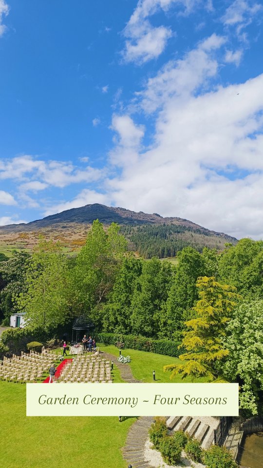 Getting married outside in Ireland is always risky business, but luckily for today's couple the sun was out and it was a fabulous day for a garden ceremony at The Four Seasons Carlingford.
This has been a wonderfully busy week of back to back weddings. We are so grateful for all of the lovely couples who have put their trust in us and allowed us to play just a small part in making their perfect day spectacular.
Our diary this year is 95% full
And next year is already at 75%
Please don't delay in securing your date. It's never too early.
Amy x