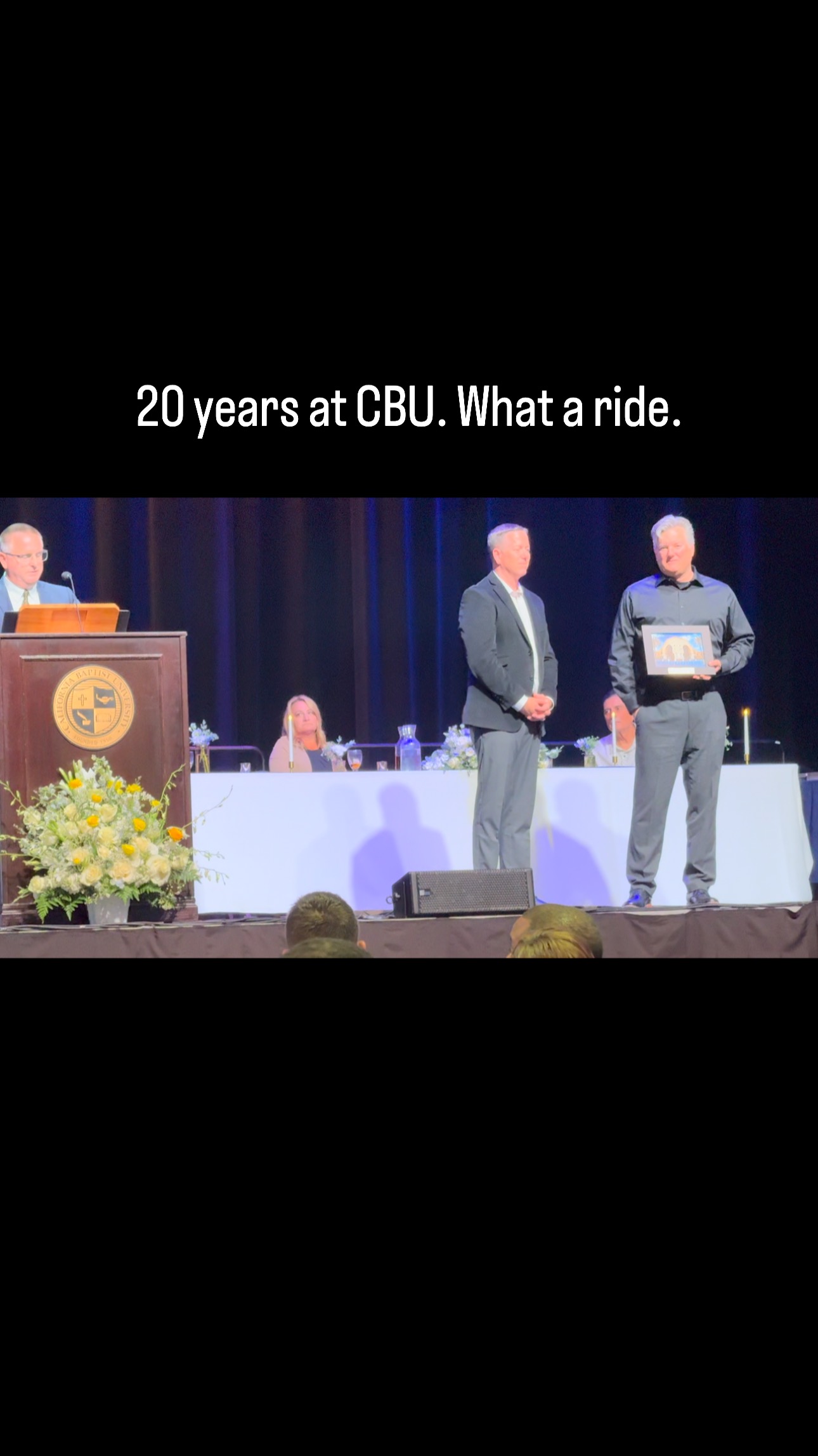 In 2002, CBU was a branding assignment, 2005 my job in marketing, in 2008 my tenure-track position, and in 2025, my friend and family. Good memories and not so good. Thousands of people I have met compared to a cubicle. I hope that maybe a sentence I said stuck to students moving them forward in their journey. What a ride.