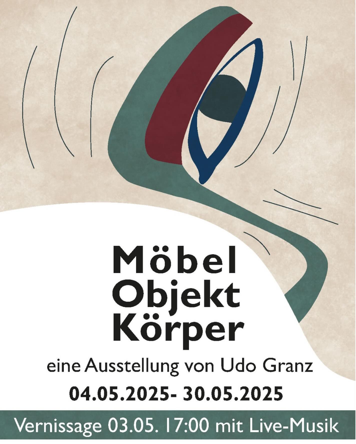 AUSSTELLUNG „Möbel-Objekt-Körper“ von Udo Granz
03.05.25 - 30.05.25
Polstermeister Udo Granz bewegt sich mit seinen textilen Skulpturen und gepolsterten Objekten an der Schnittstelle von Kunst, Handwerk und Design. Was auf den ersten Blick an Möbel oder Gebrauchsgegenstände erinnert, entzieht sich bei genauerer Betrachtung jeder eindeutigen Funktion. Seine Arbeiten sind zugleich vertraut und fremd – weich, körperlich, oft verspielt und doch tiefgründig.
In der Ausstellung „Möbel-Objekt-Körper“ rücken Udos Arbeiten in den Fokus als hybride Wesen zwischen vertrautem Mobiliar, skulpturalen Objekt und körperhaftem Ausdruck. Sie entziehen sich der reinen Funktionalität und eröffnen stattdessen einen Raum für Assoziationen, Erinnerungen und Transformationen. Die gepolsterten Formen verweisen auf das Nützliche, ohne es zu bedienen – und fordern uns heraus, über die Grenzen von Kunst und Handwerk, Zweck und Sinnlichkeit neu nachzudenken.