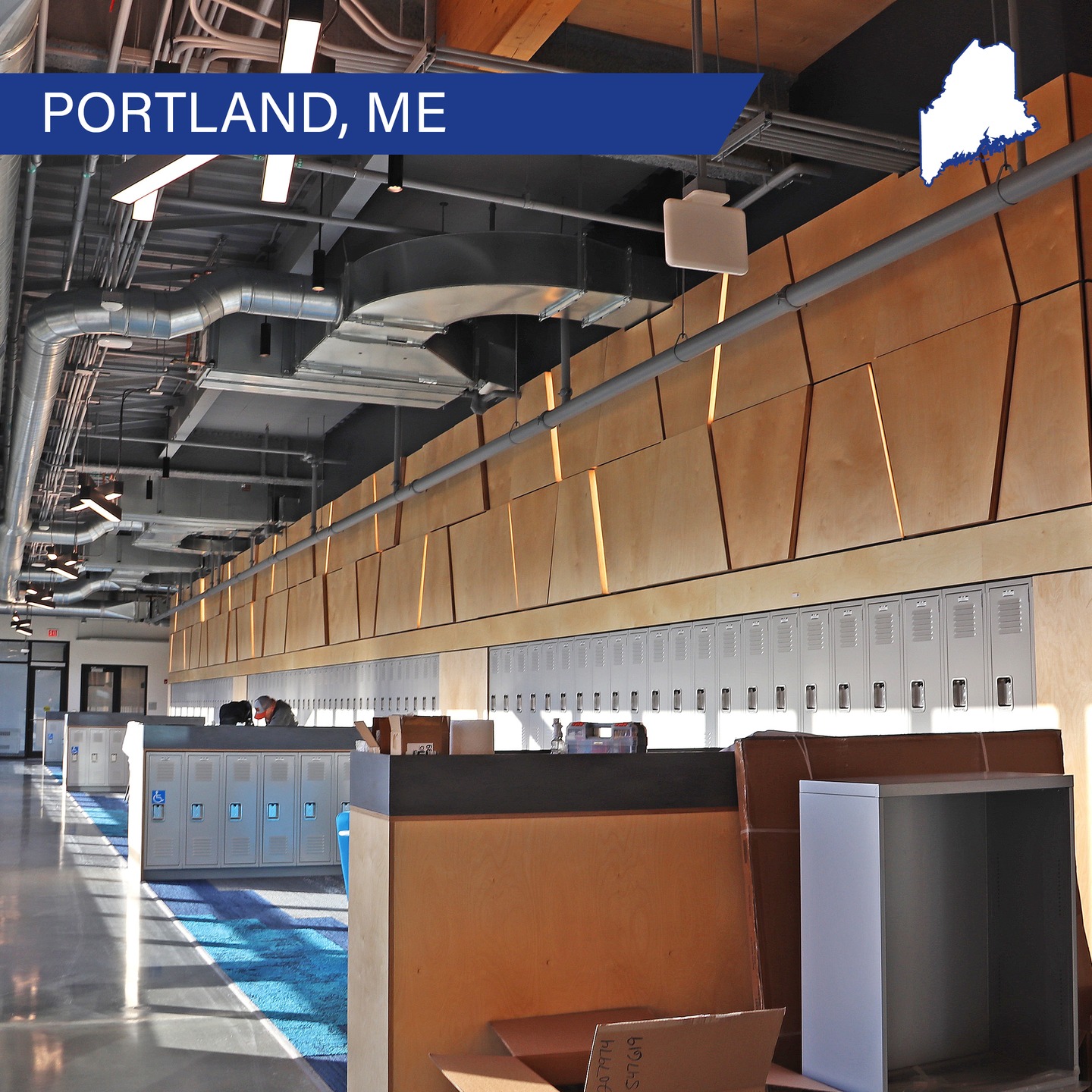 Check out the newest addition to the UNE Portland campus!
The latest building, named the Harold & Bibby Alfond Center for Health Sciences, is a state-of-the-art academic center that includes numerous laboratories, a large lecture hall, and many common areas for students to gather and study.
Metro Walls is proud to have completed exterior metal framing, interior framing, drywall, and insulation for this exciting new student facility!
Our team collaborated closely with multiple trades to bring this vision to life. The building features a mix of construction methods: Timber framing and CLT floors in select areas️ and structural steel and slab on deck in the remainder.
Thank you to @ledgewoodconstruction for collaborating with our team on this project.
To see progress photos of this project, take a look at our website.