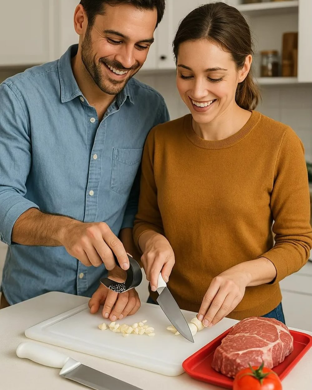🍴✨ **Cozinhar fica muito mais fácil com o kit certo!**
Apresentamos o **Kit de Utensílios de Cozinha** – a combinação perfeita de **praticidade, qualidade e funcionalidade** para o seu dia a dia na cozinha!
🧄 **O que vem no kit:**
🔪 **Faca de aço inox** – cortes precisos e seguros
🧄 **Amassador de alho** – mais sabor e menos bagunça
🪵 **Tábua de corte resistente** – fácil de limpar e super durável
Ideal para quem ama cozinhar ou quer presentear com utilidade e bom gosto! 💝
📲 **Gostou? Chama no WhatsApp, direct ou acesse nosso site e garanta o seu agora mesmo!**
\#UtensíliosDeCozinha #CozinhaPrática #KitCulinária #AmorPelaCozinha #FacasInox #CozinharComEstilo