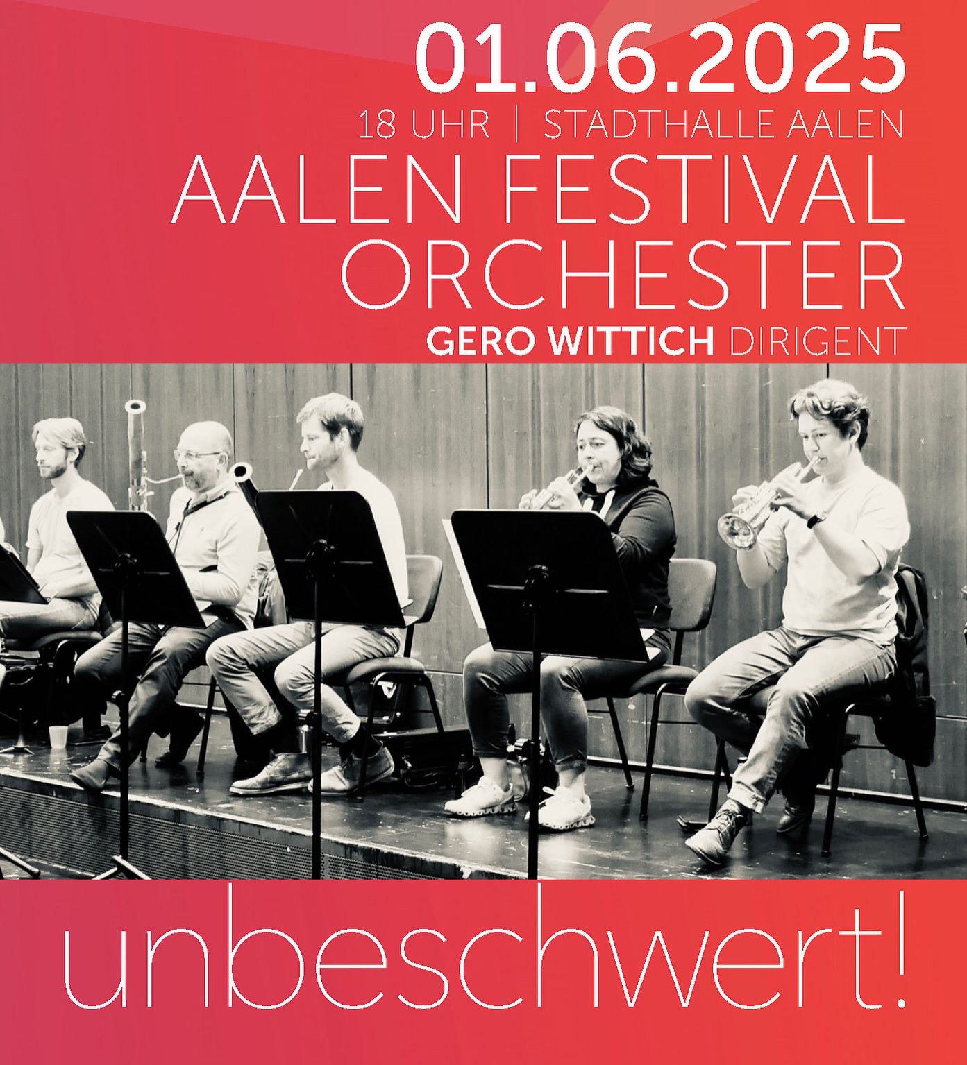 ☀️ KÖNNEN - BEGEISTERUNG - VERBUNDENHEIT ☀️
👉 KÖNNEN: 40 Musiker:innen aus deutschen Top-Orchestern gemeinsam auf der Bühne
👉 BEGEISTERUNG: Die Freude am gemeinsamen Konzert in dieser einmaligen Zusammensetzung springt aufs Publikum über
👉 VERBUNDENHEIT: Viele der Musiker:innen stammen ursprünglich aus unserer Region und kommen für dieses Konzert in ihre alte Heimat zurück
👉 Tickets: https://lmy.de/aXeOb
UNBESCHWERT!
Gioachino Rossini: Ouvertüre zu „Der Barbier von Sevilla“
Charles Gounod: Sinfonie Nr. 1 D-Dur
Felix Mendelssohn: Sinfonie Nr. 4 A-Dur „Italienische“
#aalenfestivalorchester #AAFO #Konzert2025 #gerowittich #aalen #ostalbkreis #stadthalleaalen #klassik #stadtaalen #aalenkulturundevent #musikfürdieseele #musikfürsherz #hiddenchampions