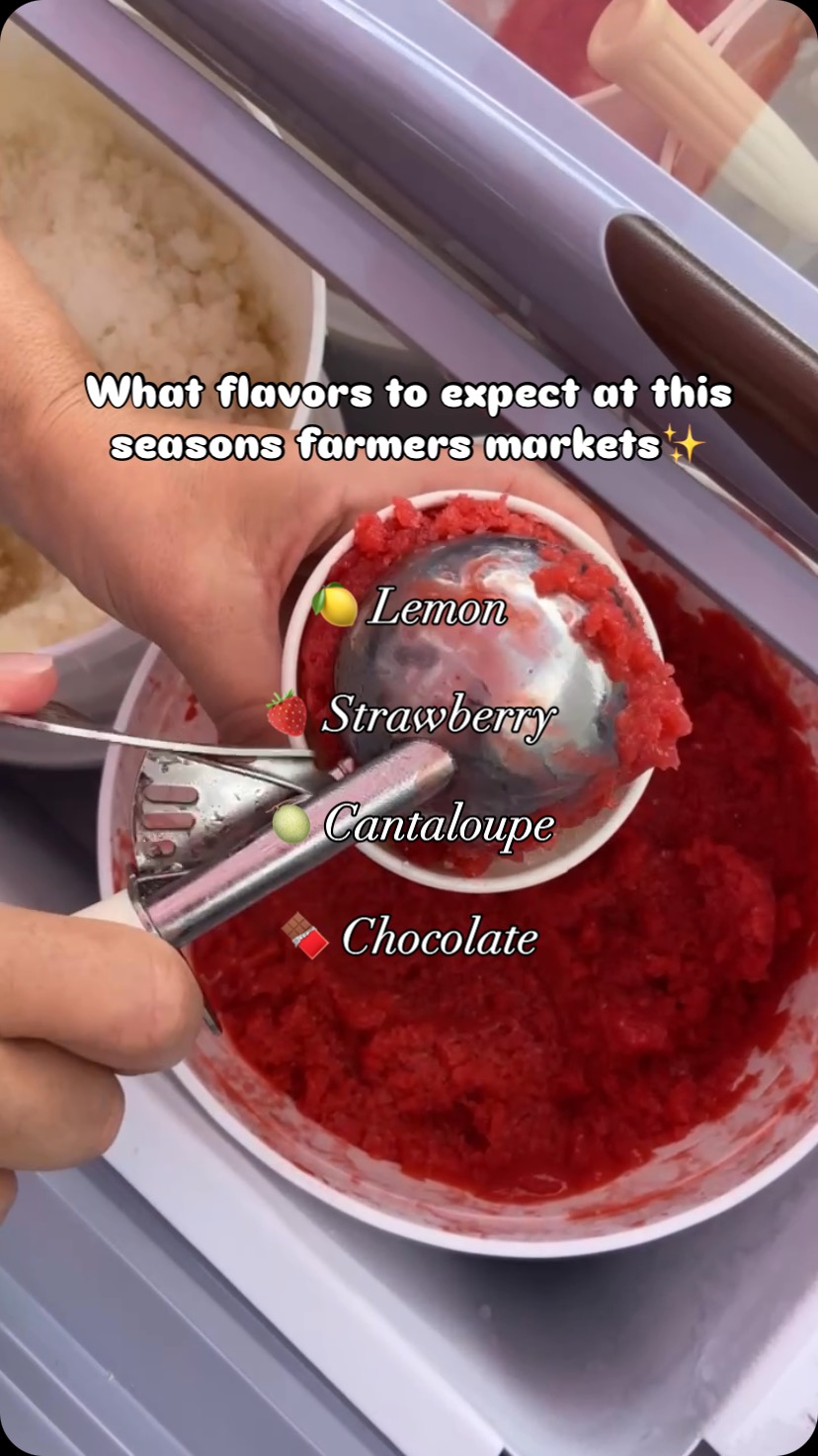 This seasons flavors! Join us from May - Oct in Hingham, SOWA, and the North End this market season. Dates to be announced each week✨🍧
#granita #granitasiciliana #boston #familybusiness #farmersmarket #granitaebrioche