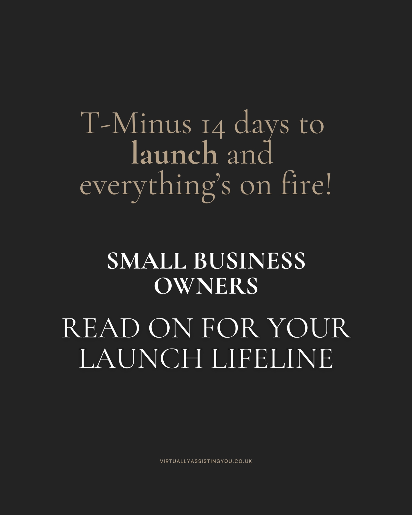 Launch looming? Tasks exploding? 😵💫
You know the score:
• 42 tabs open, but can’t find the final promo graphic
• Deadlines colliding like bumper cars
• Terrified you’ll hit 'publish' and forget the ONE crucial step
When your product drop is T-minus 2 weeks...but the to-do list keeps breeding...breathe.
I’ve got you ✌🏼
I will set you up with:
✔️A done-for-you launch checklisk, including every micro-task mapped out just for you (so you can wave goodbye to those 'did I…?' moments)
✔️Clickable project boards, all colour coded, deadline tracked and team assigned
✔️Launch support if you need it
✔️You’ll see launch day unfold like a well rehearsed dance!
The result? You can focus on the buzz while I tackle the chaos behind the scenes 😎
Ready for a STRESS FREE launch?
Make an enquiry via the bio link today 👆🏼
