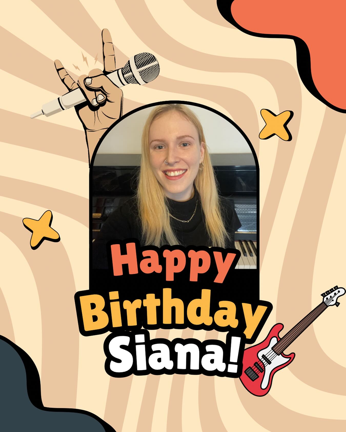 We are wishing a very happy birthday to our amazing Registered Music Therapist, Siana! 🥳
Siana continues to be a cornerstone of Kindred, facilitating safe and accessible music therapy work with all her participants. Thank you Siana for everything you do! 🧡