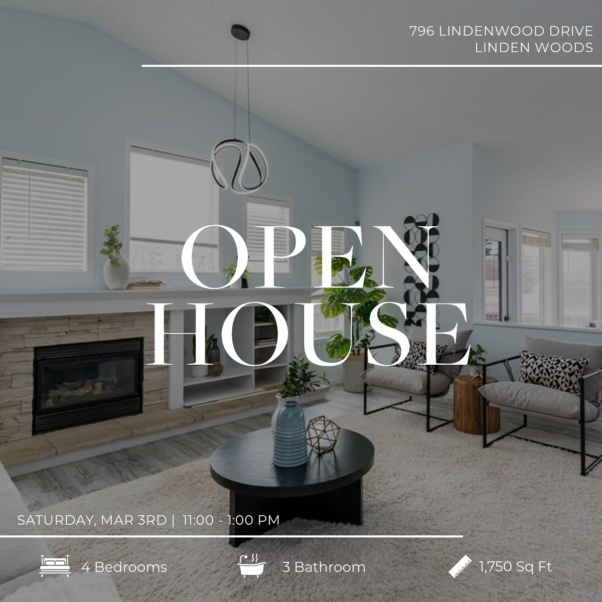 ▪️ Open House Tomorrow from 11:00 - 1:00pm ▪️
796 Lindenwood Drive | $699,900
Come take a look inside this spacious former show-home!
DM me to book a PRIVATE showing!
Rebecca Karalash | Realtor®
📱 204-688-6406
🌍 www.rebeccakaralash.com
.
.
.
#openhouse #winnipegrealtor #winnipegrealestate #lindenwoods #realtor #realestateagent #winnipegrealestateagent #homebuyingtips #firsttimehomebuyer #buyers