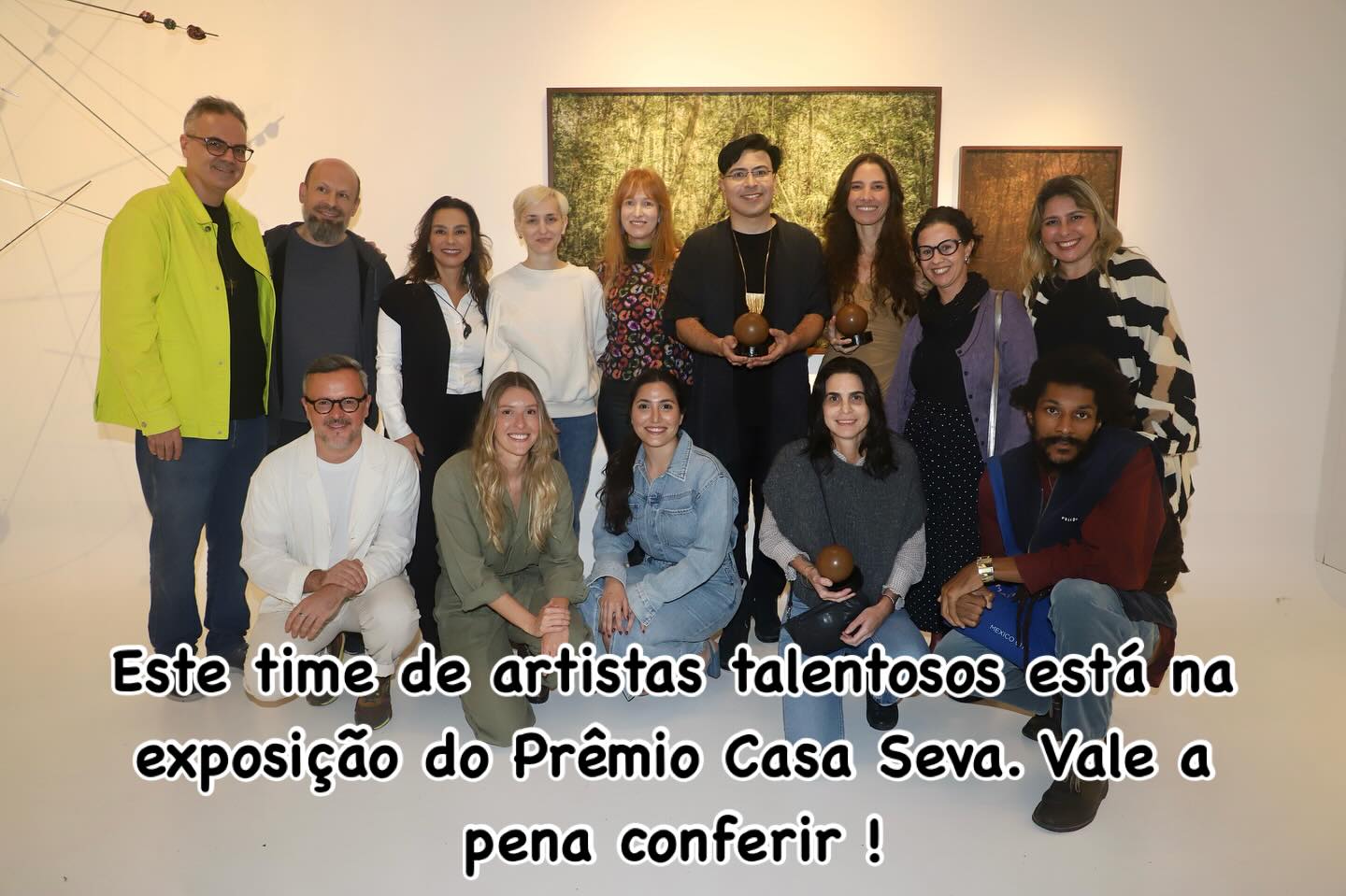 Venham conferir a exposição do 1o. Prêmio da Casa Seva, que fica até de 24/5.