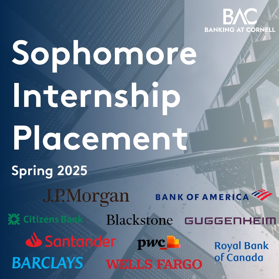 BAC is so proud of our sophomore class and all of their amazing summer internships! Wishing them all the best of luck in their endeavors!🎉