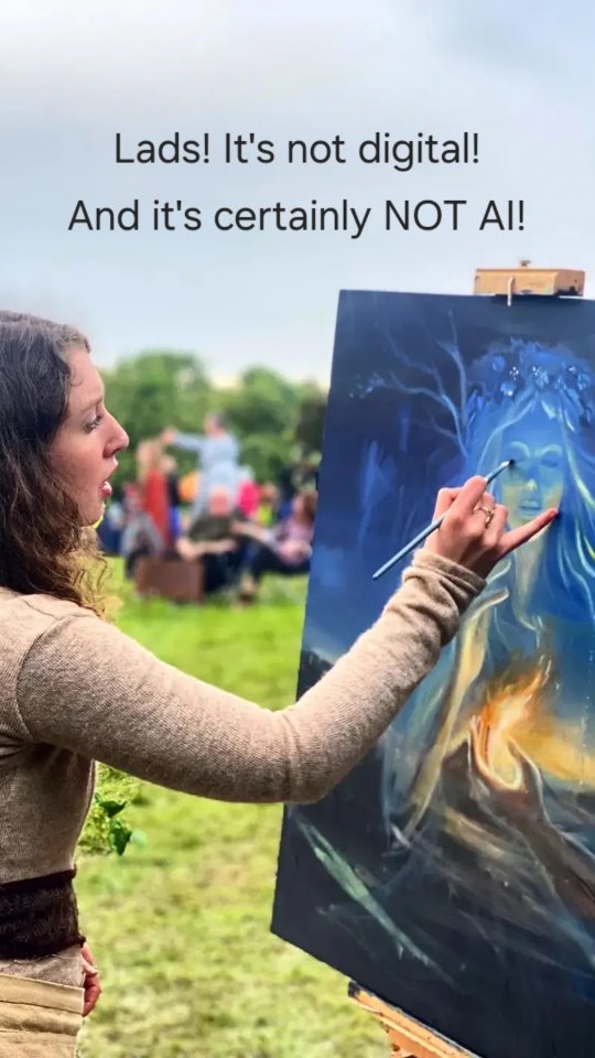 It's an oil painting!!!!
#oilpainting #art #realart #aiart #fuckaiart #notdigital #visionaryart #ipaintvisions #artist #realhumanartist #noaiart