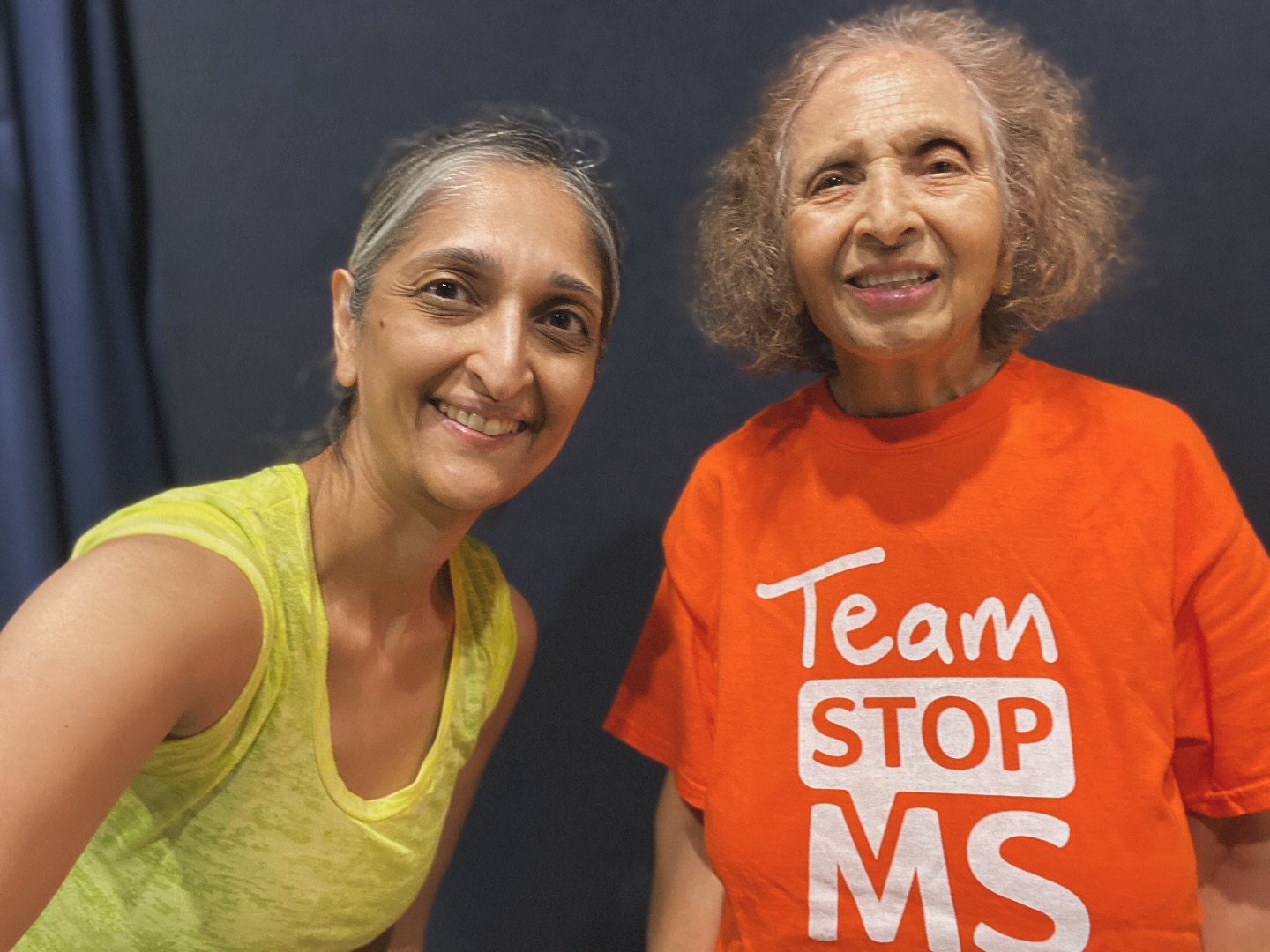 Mum was rocking her #teamstopMS t-shirt this week in honour of #MSAwarenessWeek because it’s important that #caregivers are also able to open up about #MSConversations #msawareness #stopms #msfighter #desiabled #mswarrior #multiplesclerosisfighter #multiplesclerosis @asian_ms_society @mssocietyuk @ms_trust @multiplesclerosis_uk @talkswithms @overcomingms @neurotherapynetwork @shiftdotms